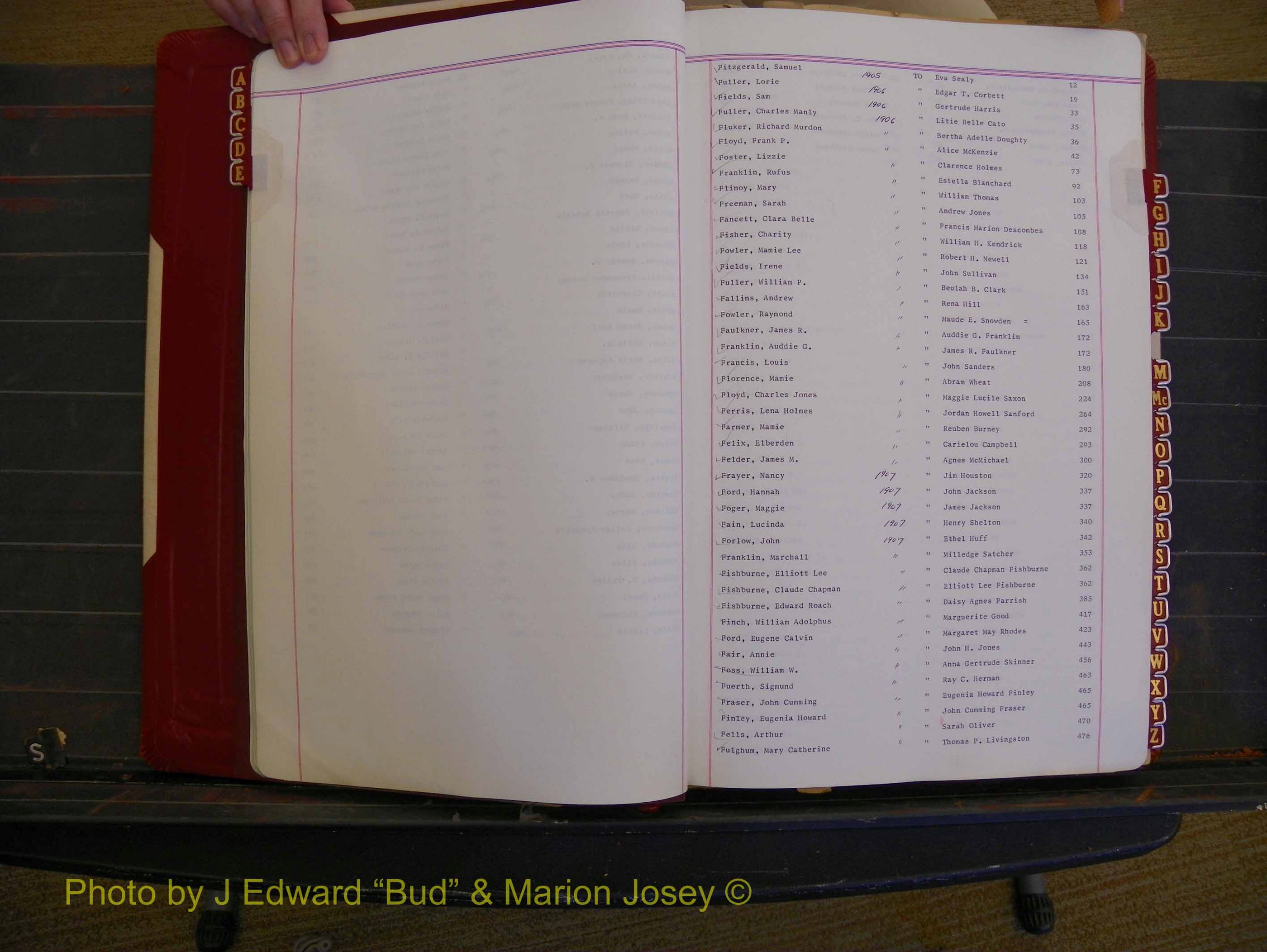 Richmond Marriages, Book DD, 1905-1907 Index F (110).JPG