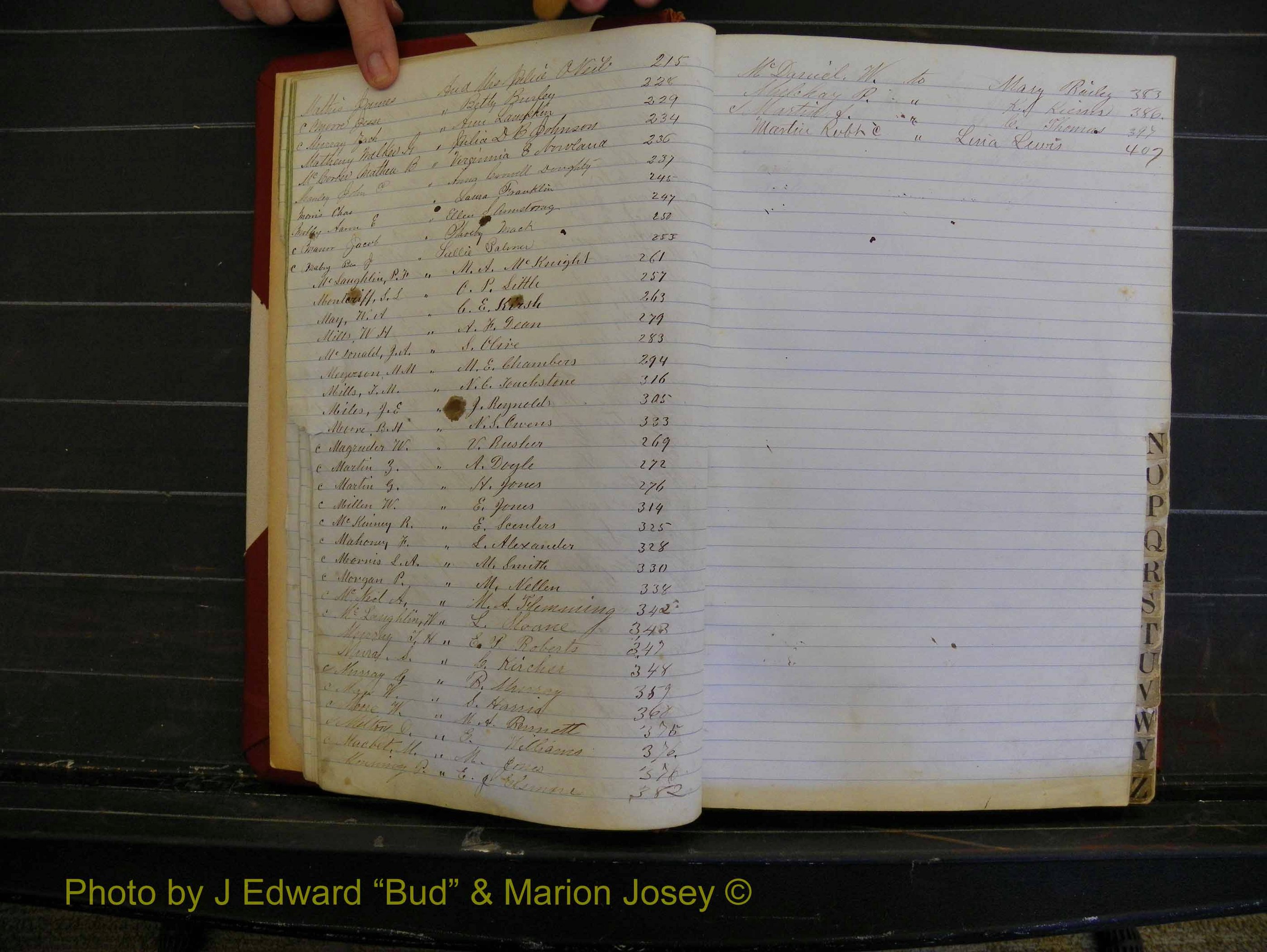 Richmond Marriages, Book G, 1860-1872 Index M (118).JPG