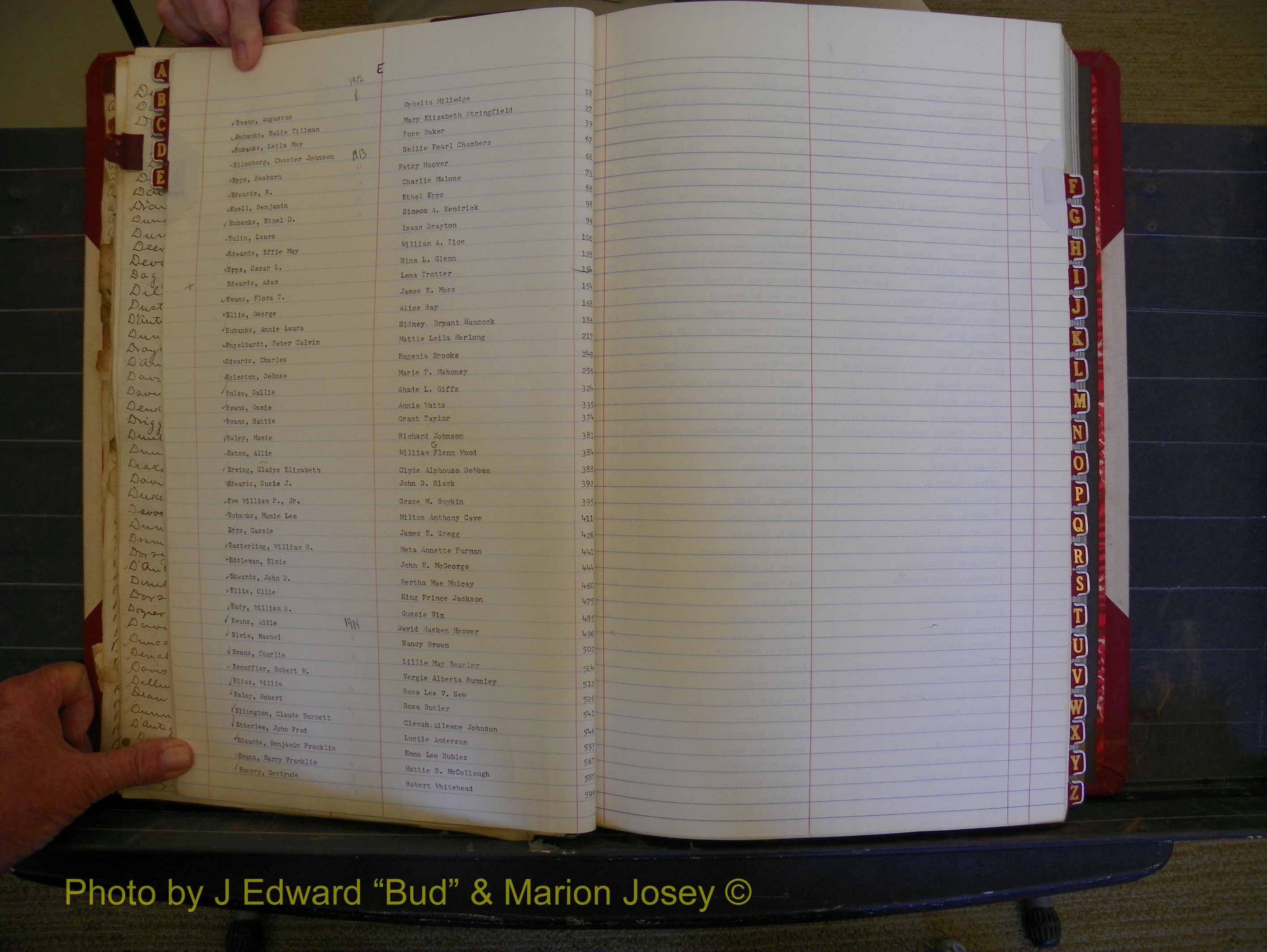 Richmond Marriages, Book HH, 1912-1914 Index E (118).JPG