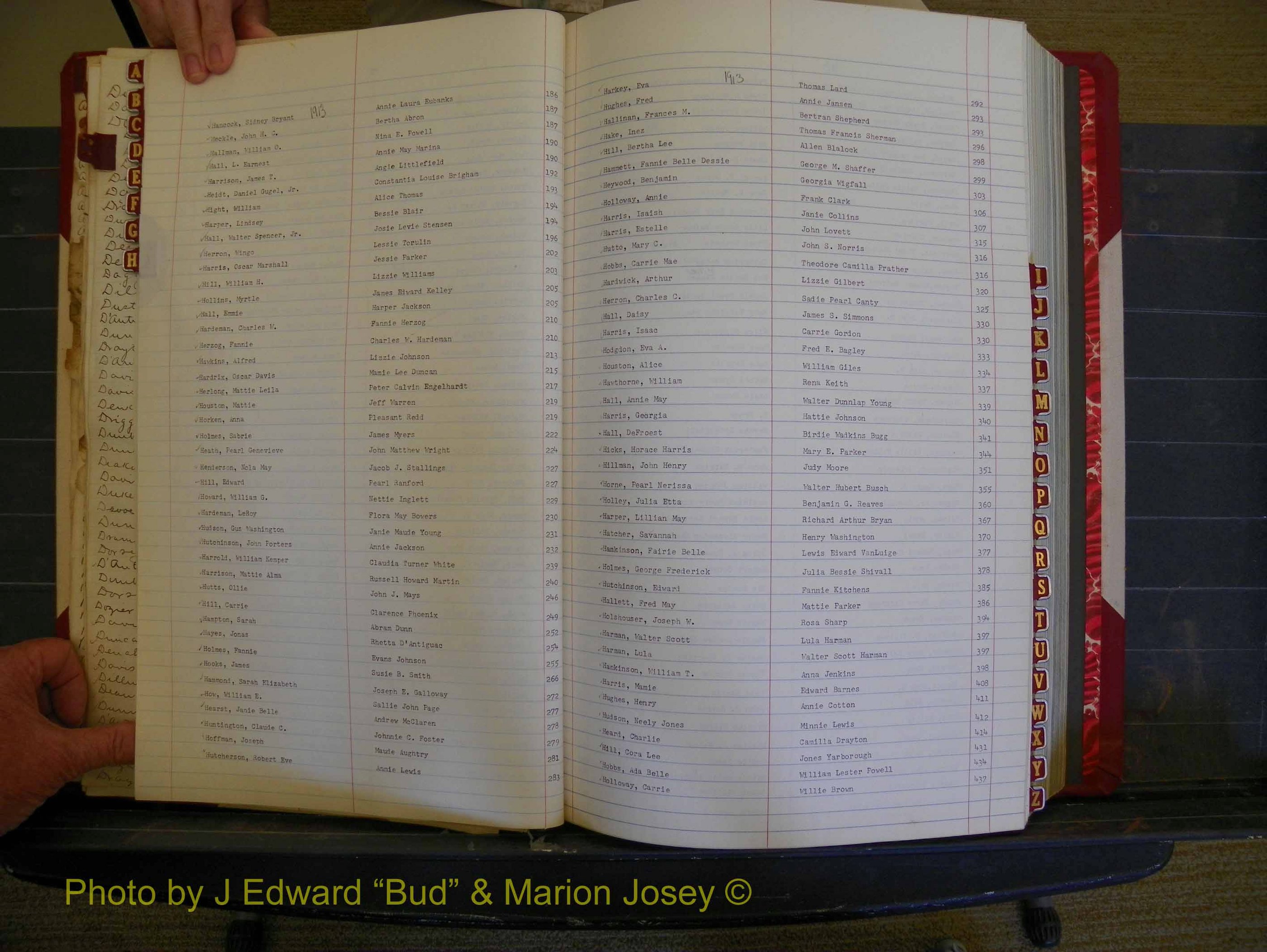 Richmond Marriages, Book HH, 1912-1914 Index H (123).JPG