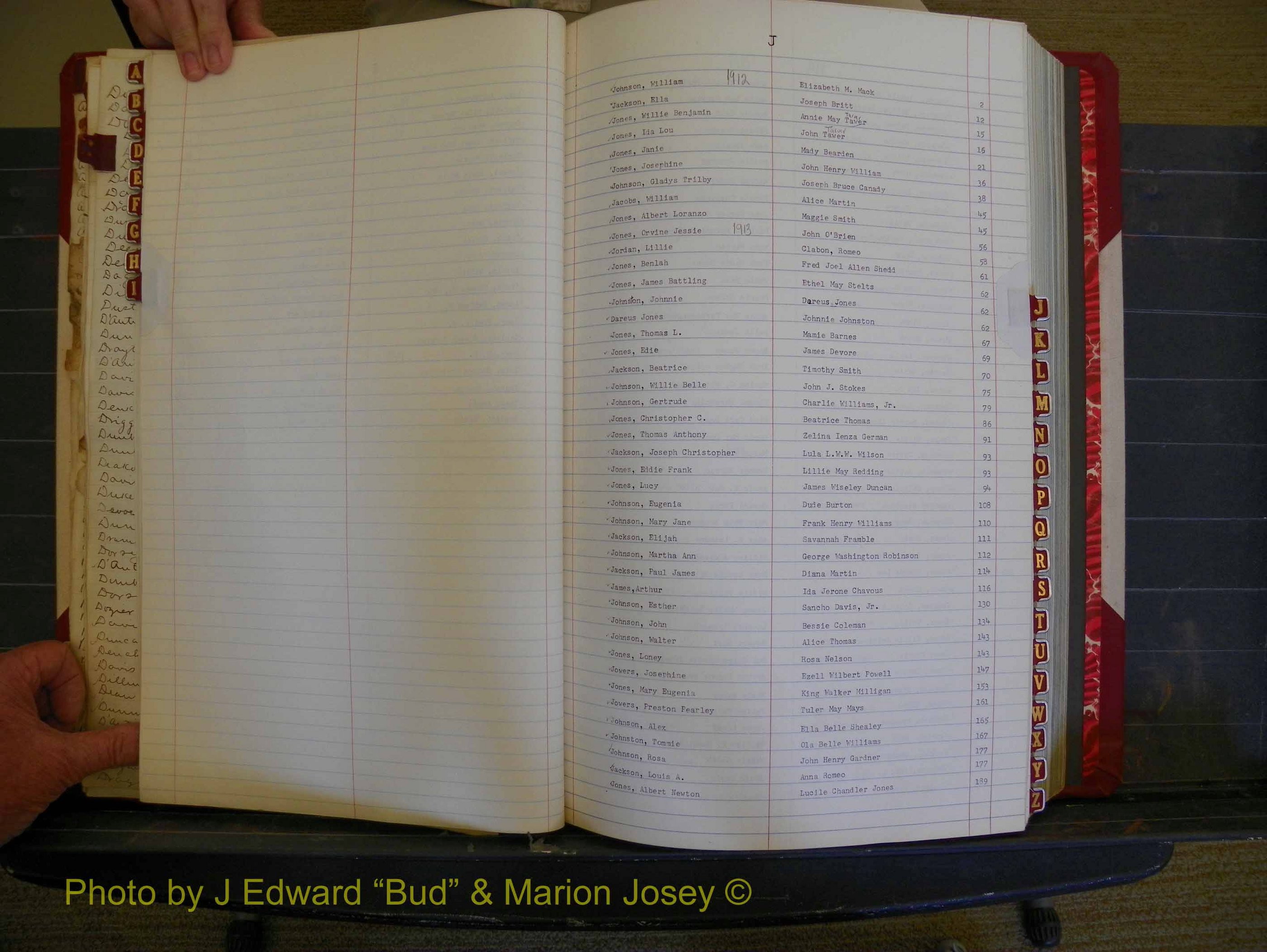 Richmond Marriages, Book HH, 1912-1914 Index J (126).JPG