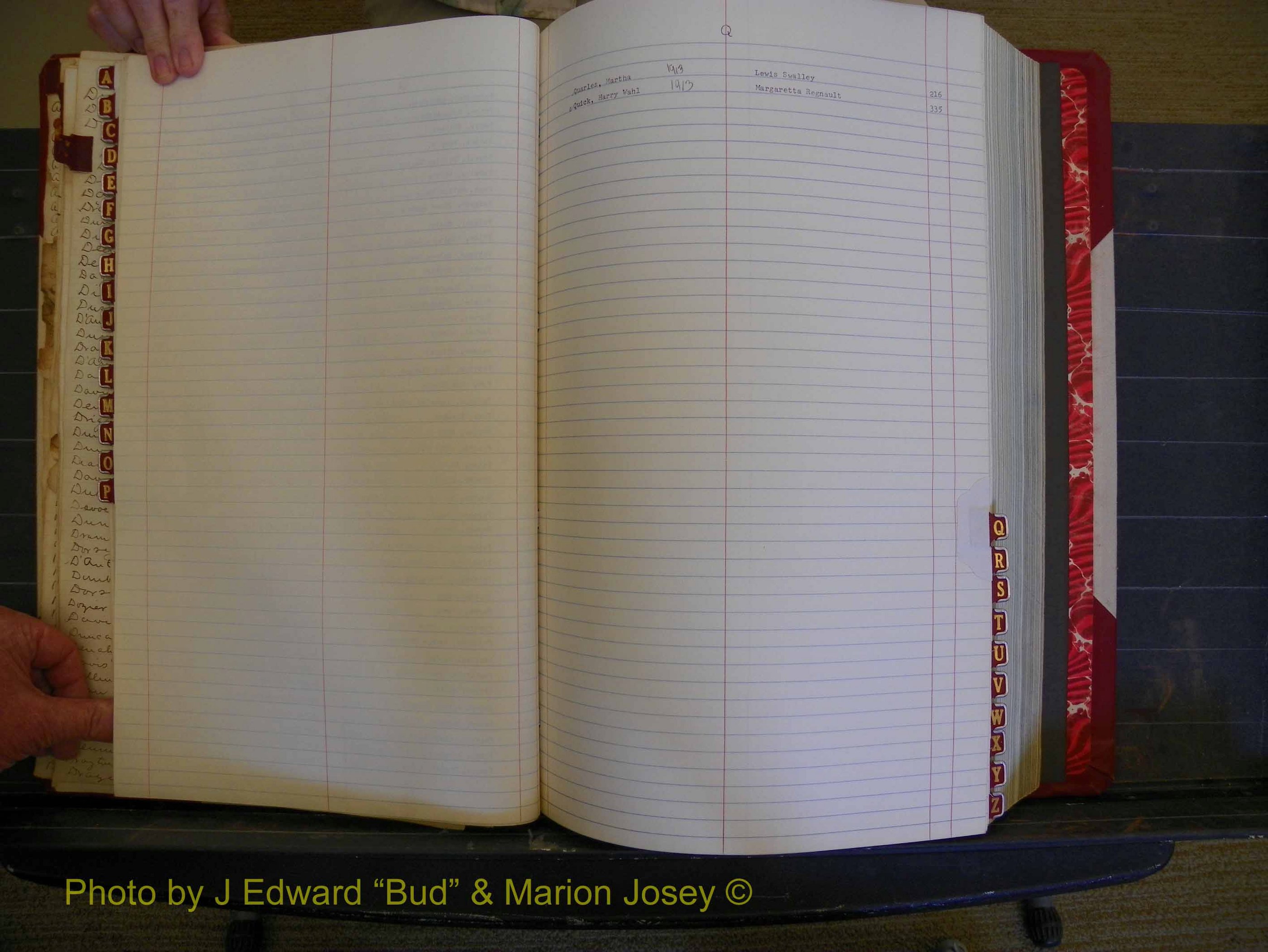 Richmond Marriages, Book HH, 1912-1914 Index Q (138).JPG