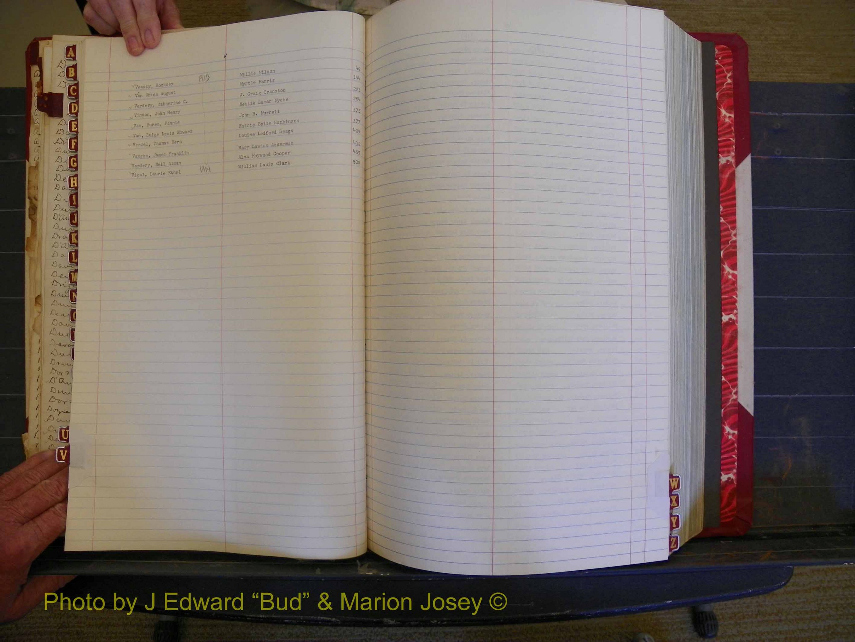 Richmond Marriages, Book HH, 1912-1914 Index V (146).JPG