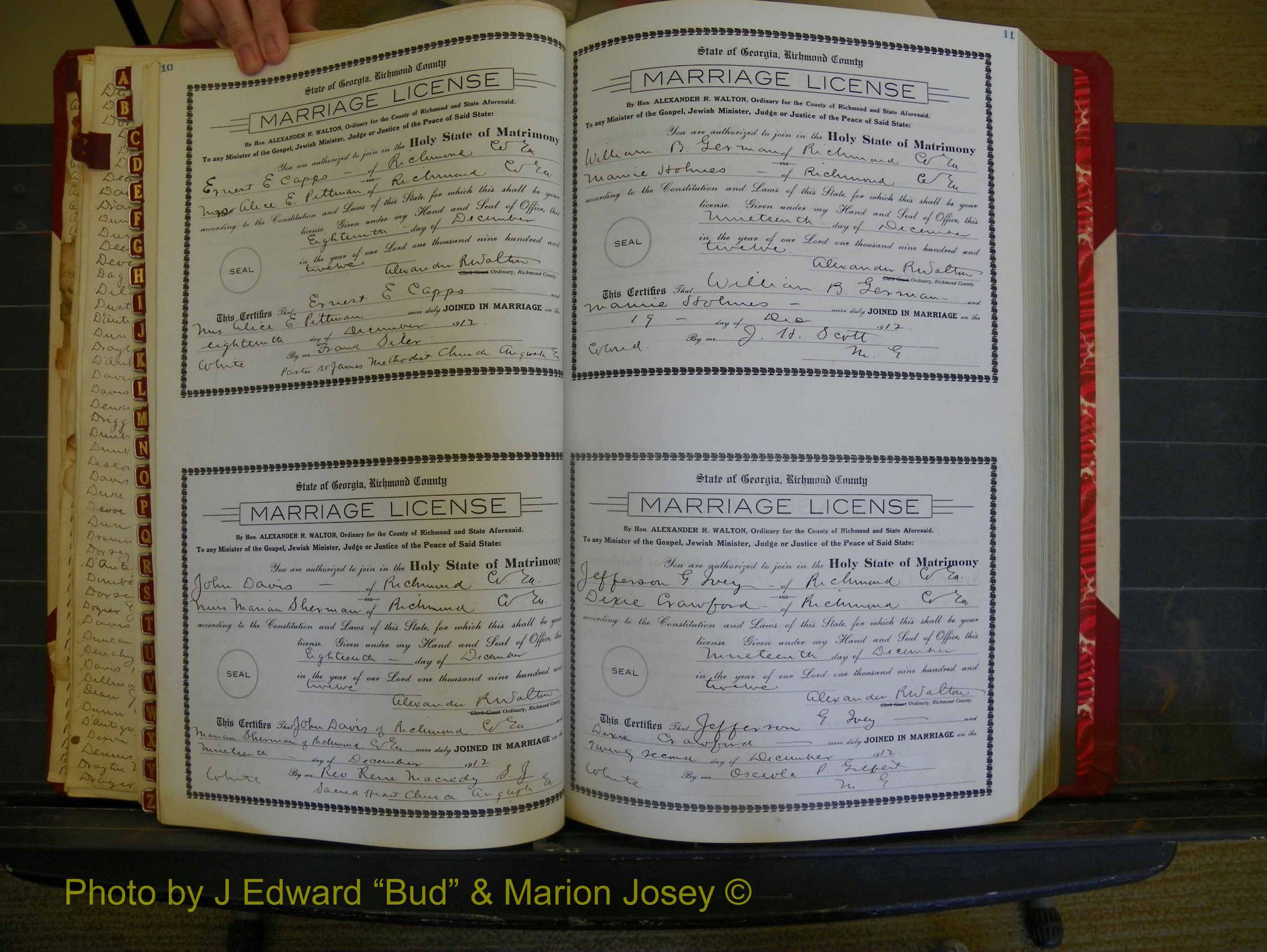 Richmond Marriages, Book HH, 1912-1914 P 010-011.JPG
