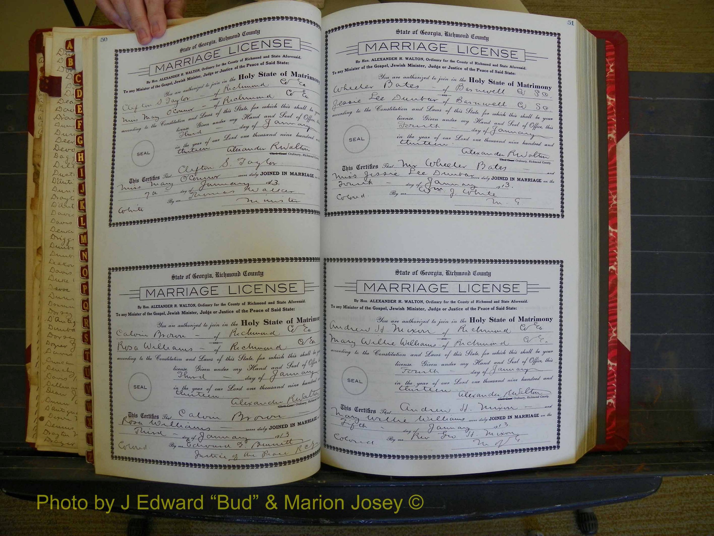 Richmond Marriages, Book HH, 1912-1914 P 050-051.JPG