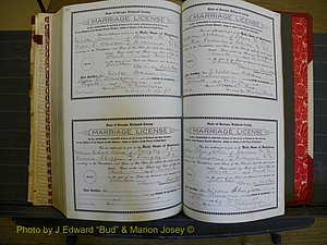 Richmond Marriages, Book HH, 1912-1914 P 556-557.JPG