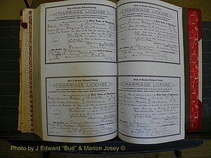 Richmond Marriages, Book HH, 1912-1914 P 566-567.JPG