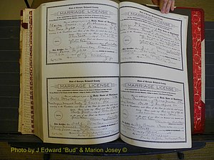 Richmond Marriages, Book HH, 1912-1914 P 584-585.JPG
