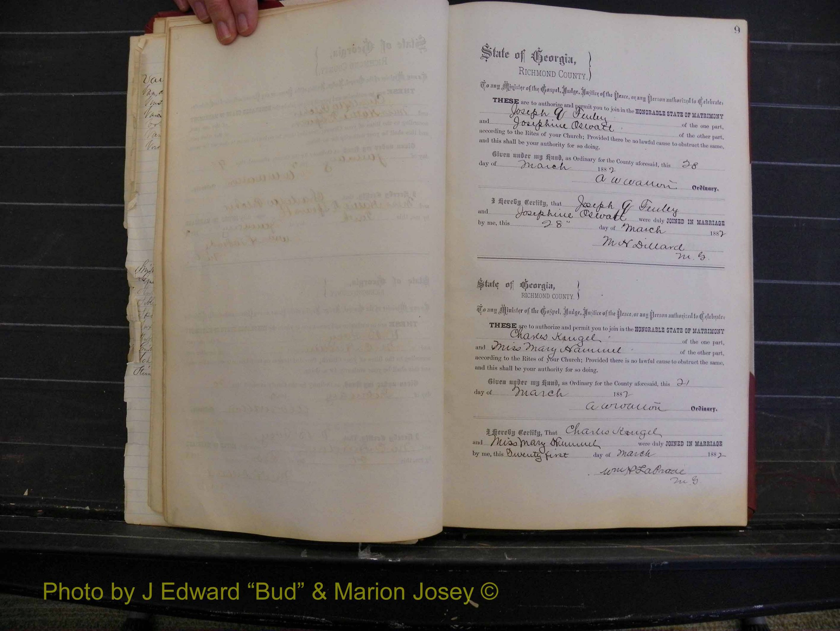 Richmond Marriages, Book M, 1880-1883 P 009.JPG