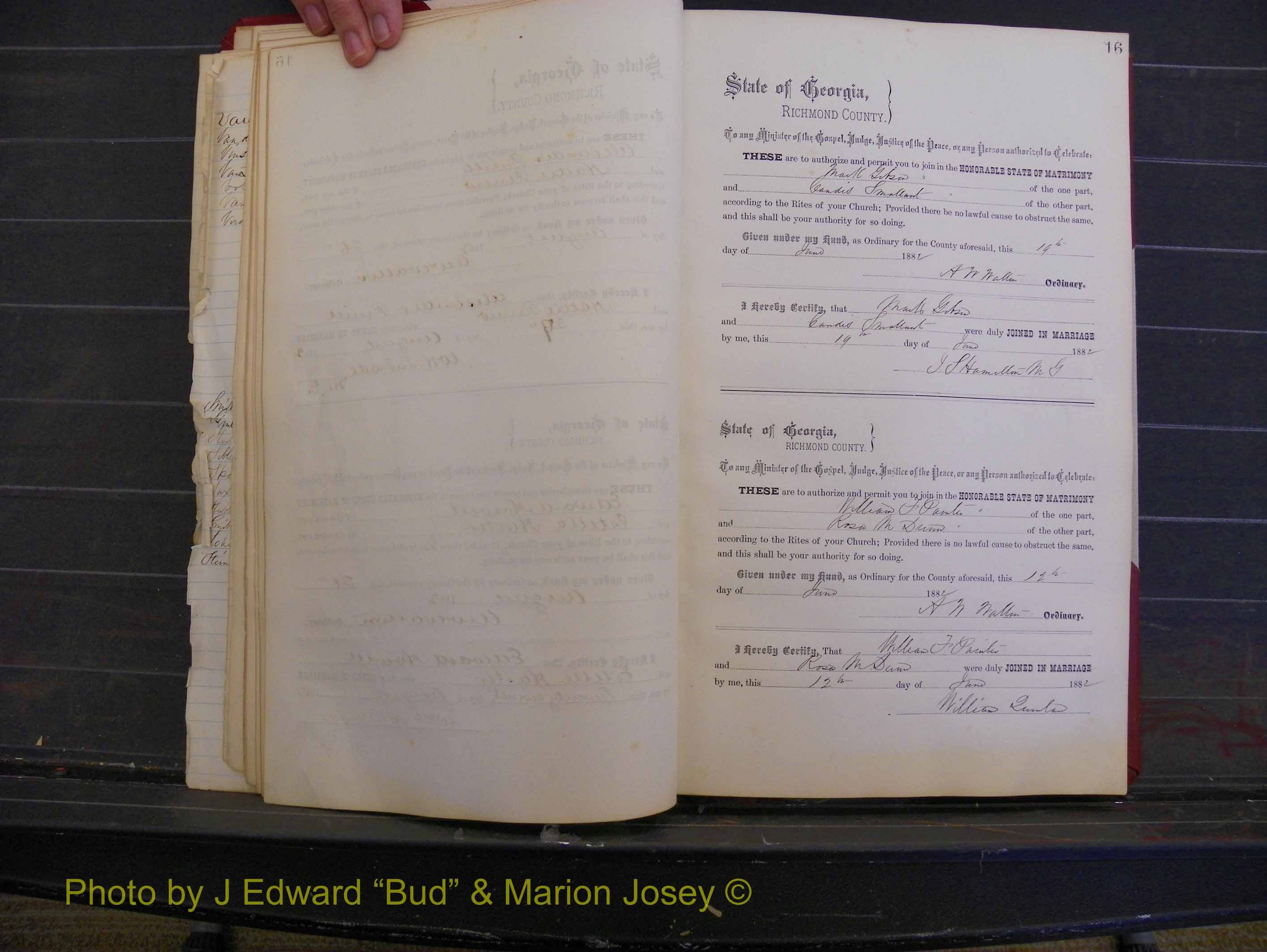 Richmond Marriages, Book M, 1880-1883 P 016.JPG