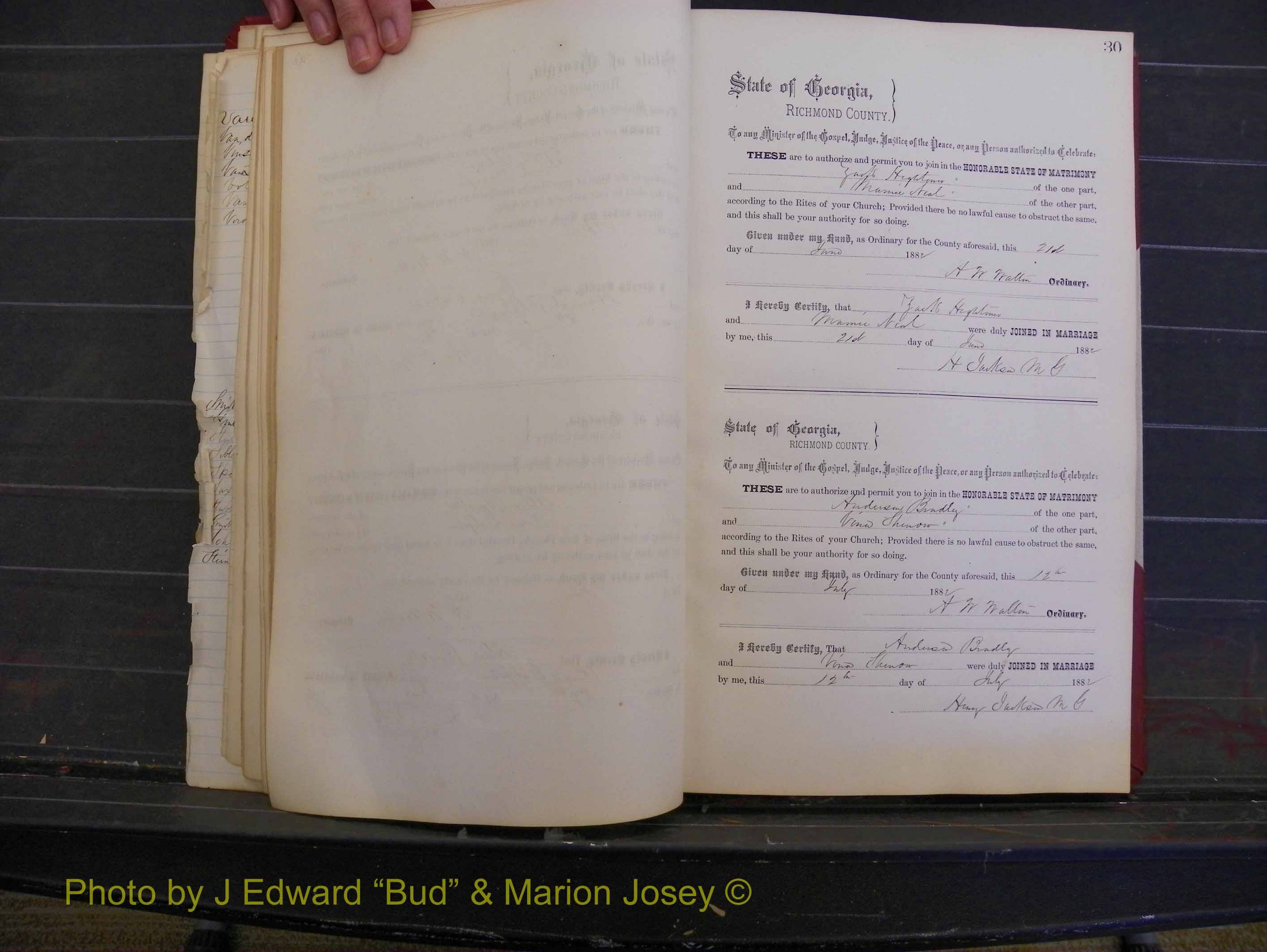 Richmond Marriages, Book M, 1880-1883 P 030.JPG