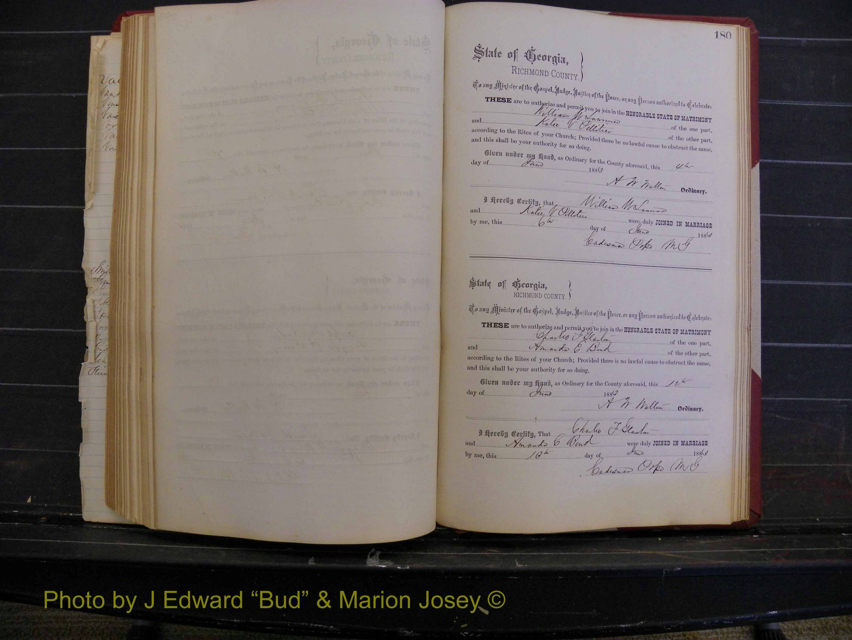 Richmond Marriages, Book M, 1880-1883 P 180.JPG