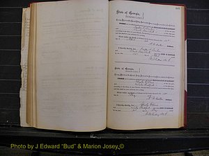 Richmond Marriages, Book M, 1880-1883 P 165.JPG