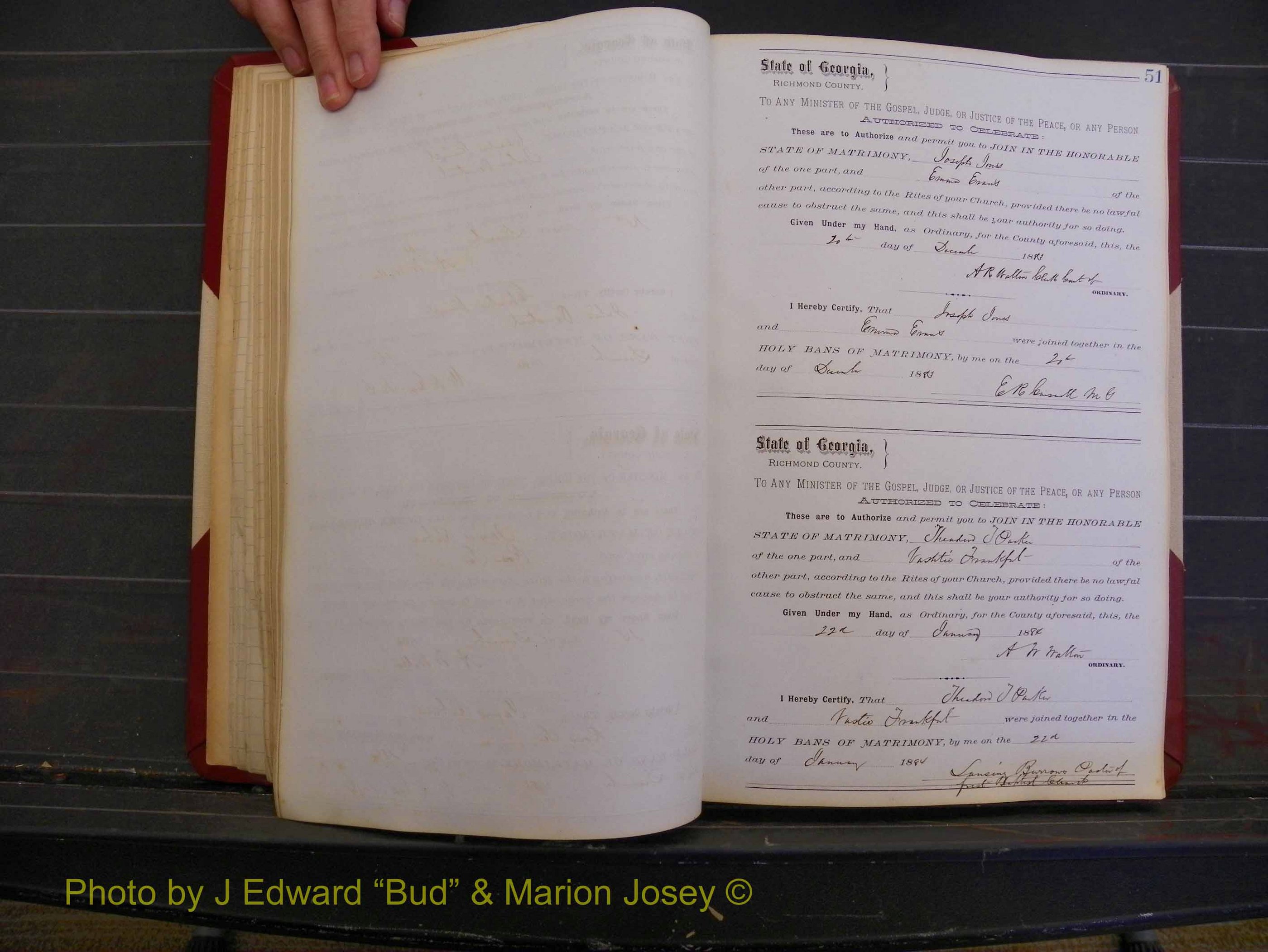 Richmond Marriages, Book N, 1878-1885 P 051.JPG