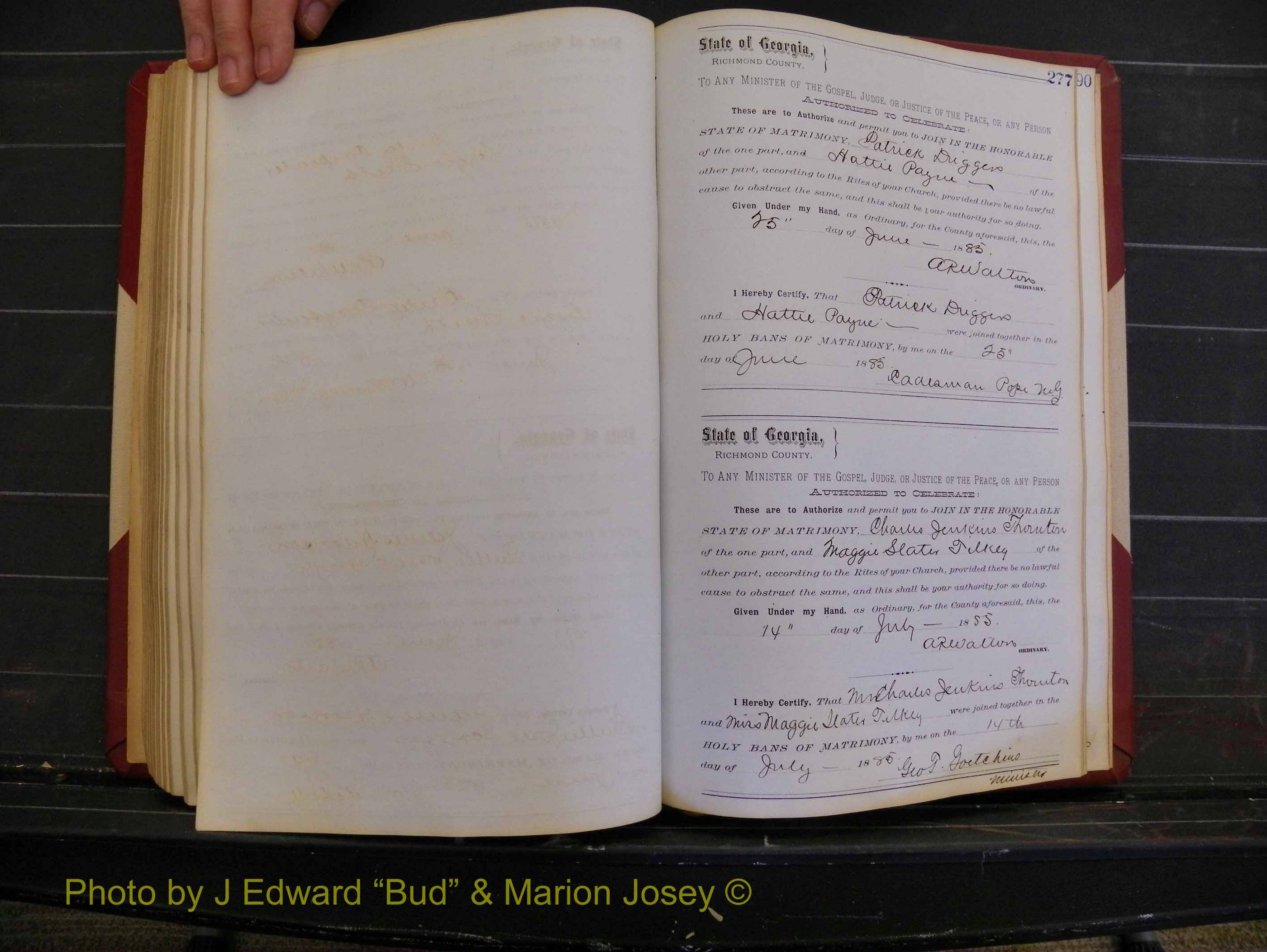 Richmond Marriages, Book N, 1878-1885 P 277.JPG
