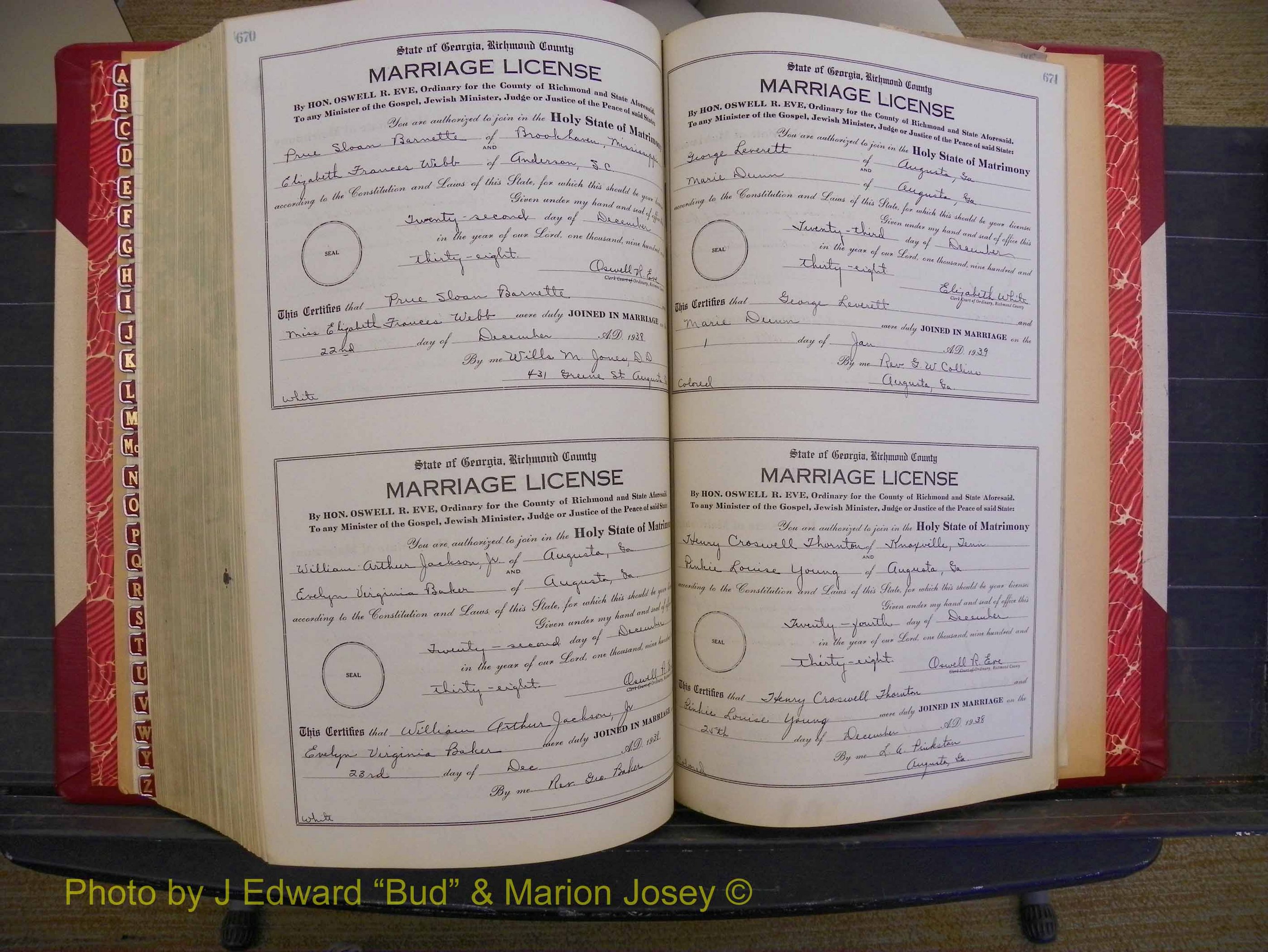 Richmond Marriages, Book TT, 1932-1939 P 670-671.JPG