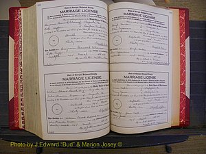 Richmond Marriages, Book TT, 1932-1939 P 688-689.JPG