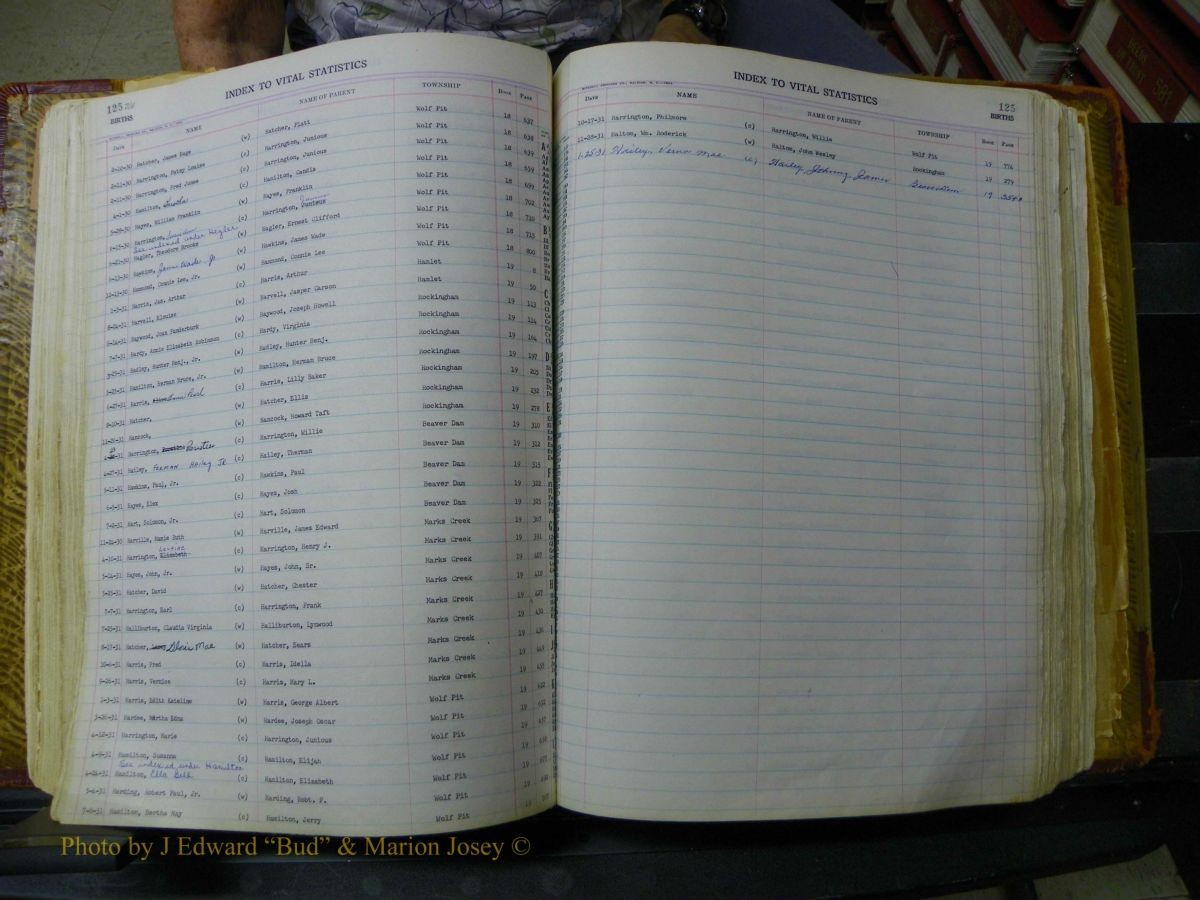 Richmond Births, A-Z, 1914-1945 109.JPG