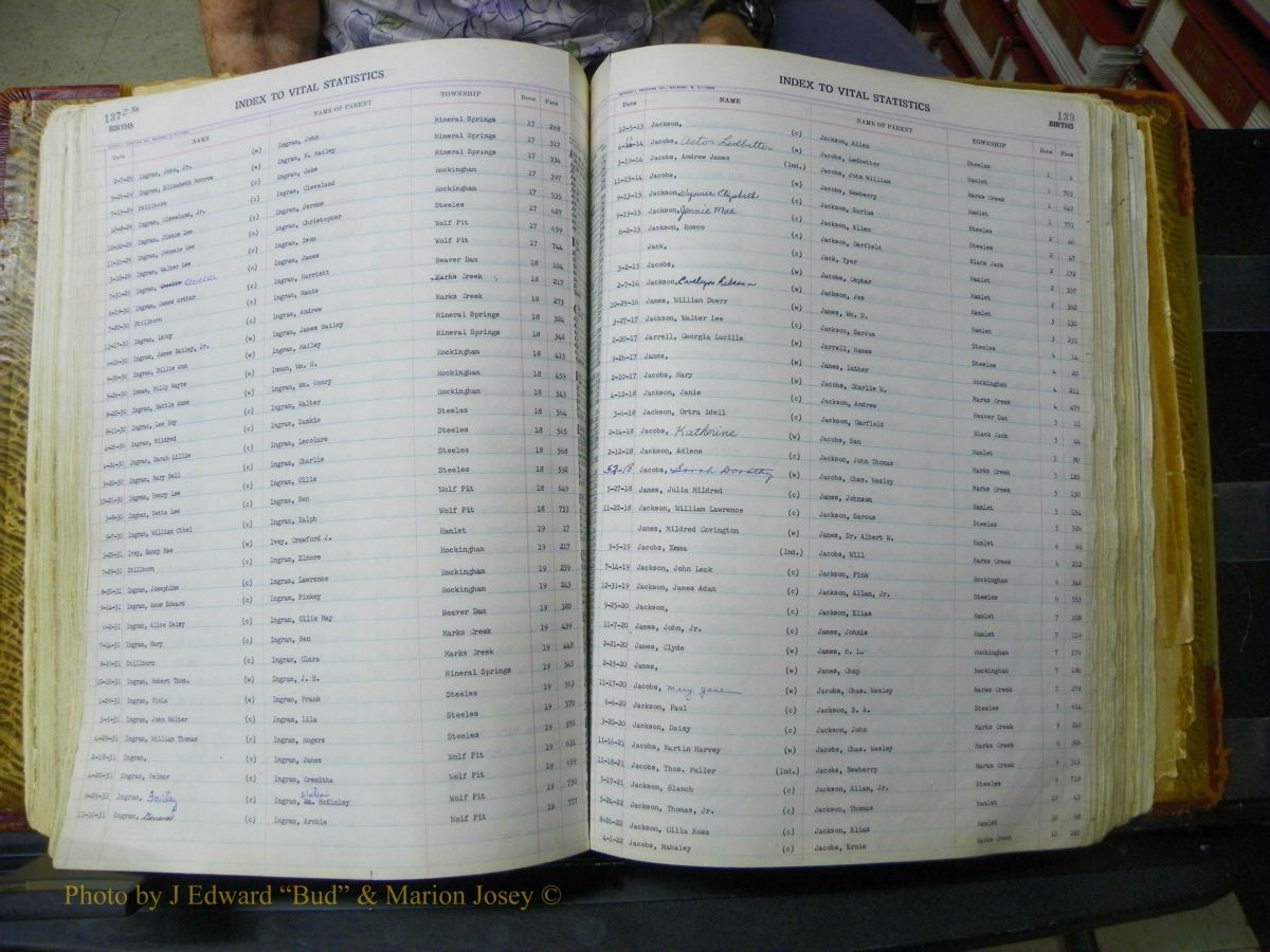 Richmond Births, A-Z, 1914-1945 125.JPG