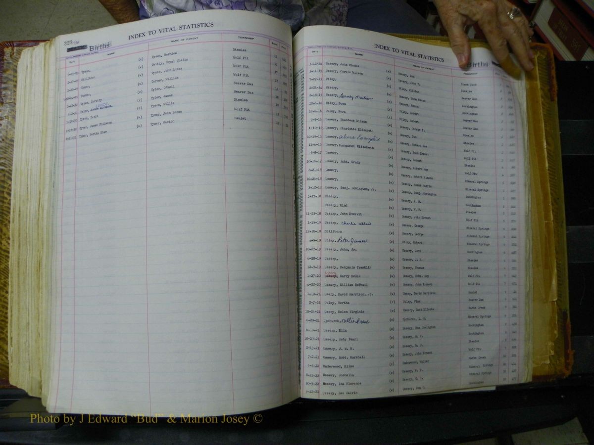 Richmond Births, A-Z, 1914-1945 274.JPG