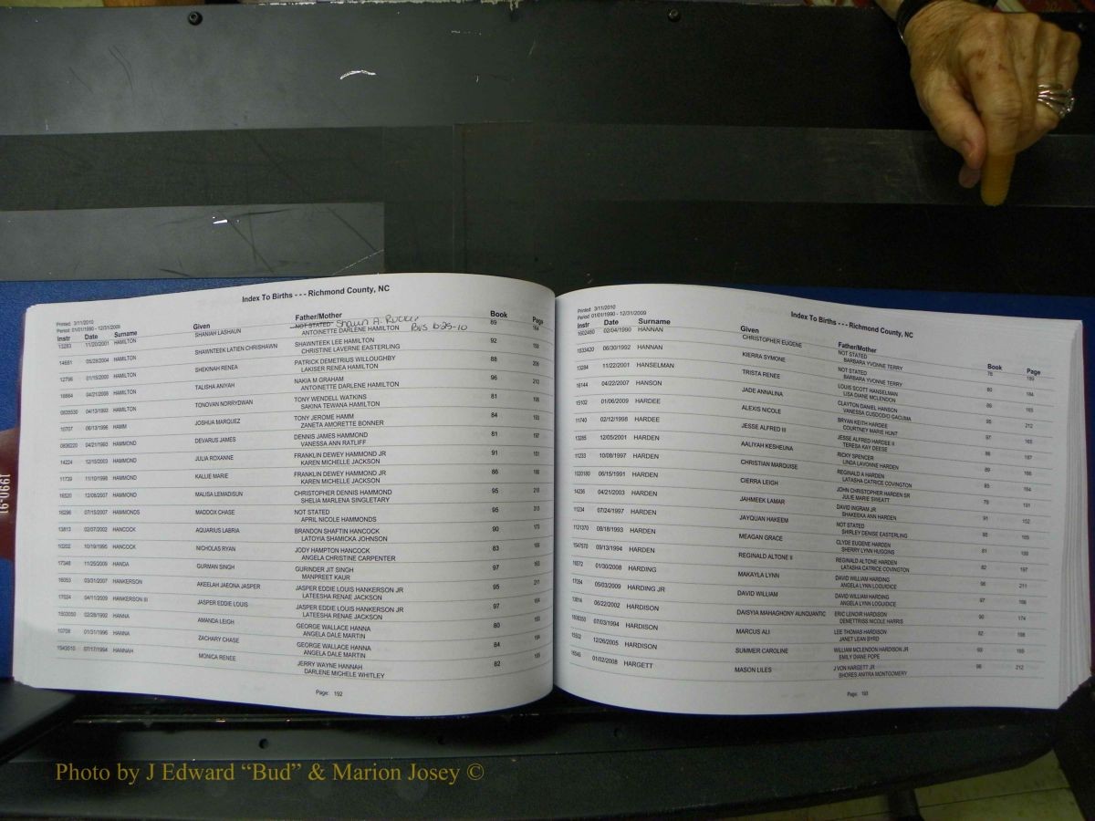 Richmond Births, 1900 + Deaths, 1914-1967 097.JPG