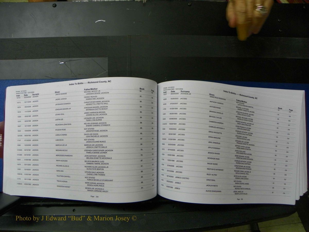 Richmond Births, 1900 + Deaths, 1914-1967 119.JPG