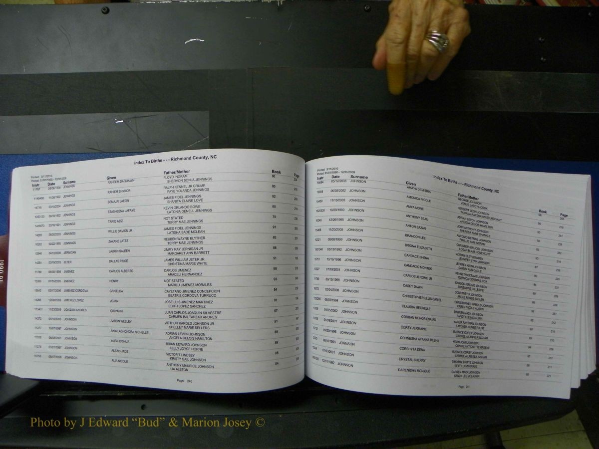 Richmond Births, 1900 + Deaths, 1914-1967 121.JPG