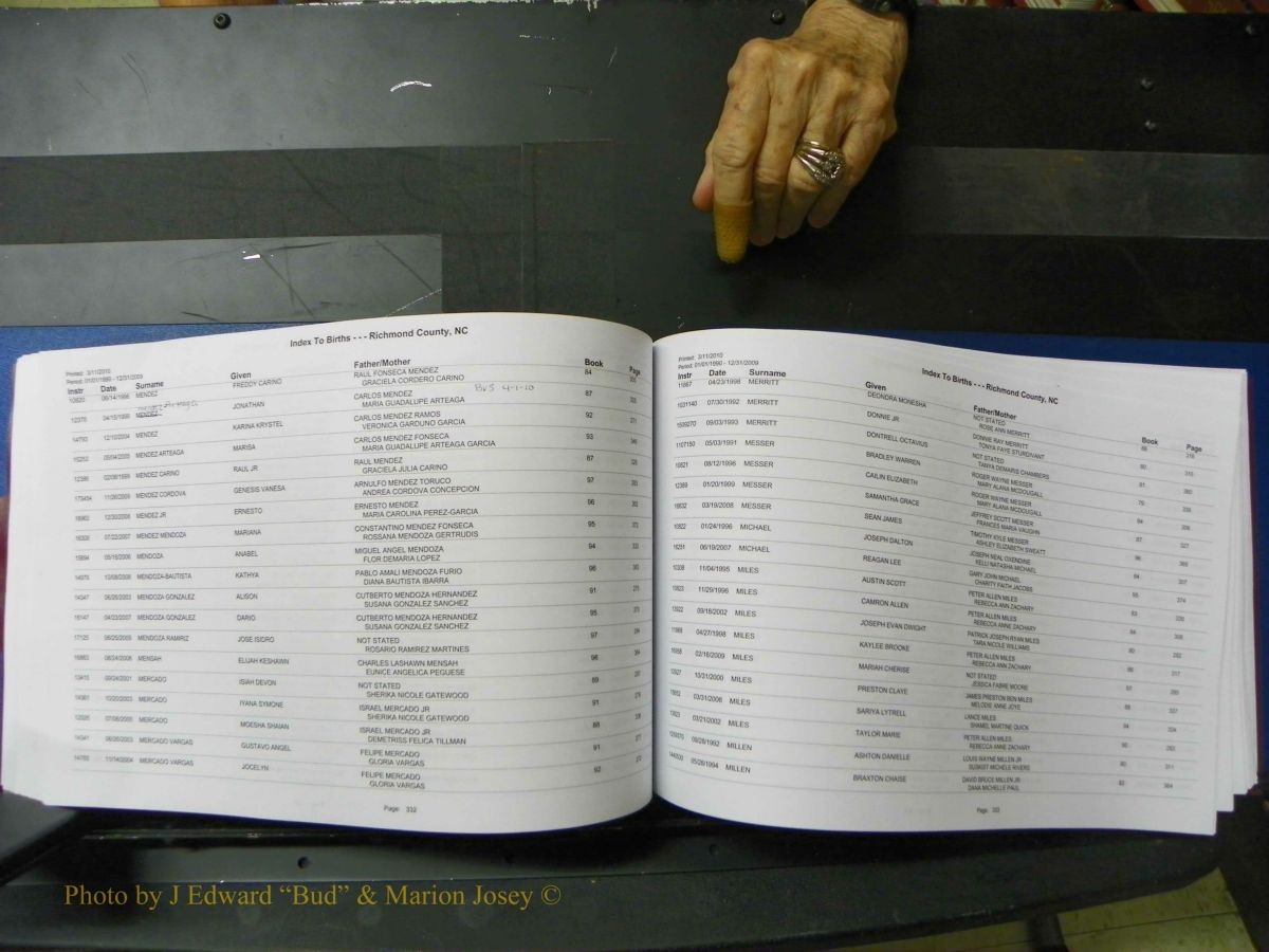 Richmond Births, 1900 + Deaths, 1914-1967 167.JPG