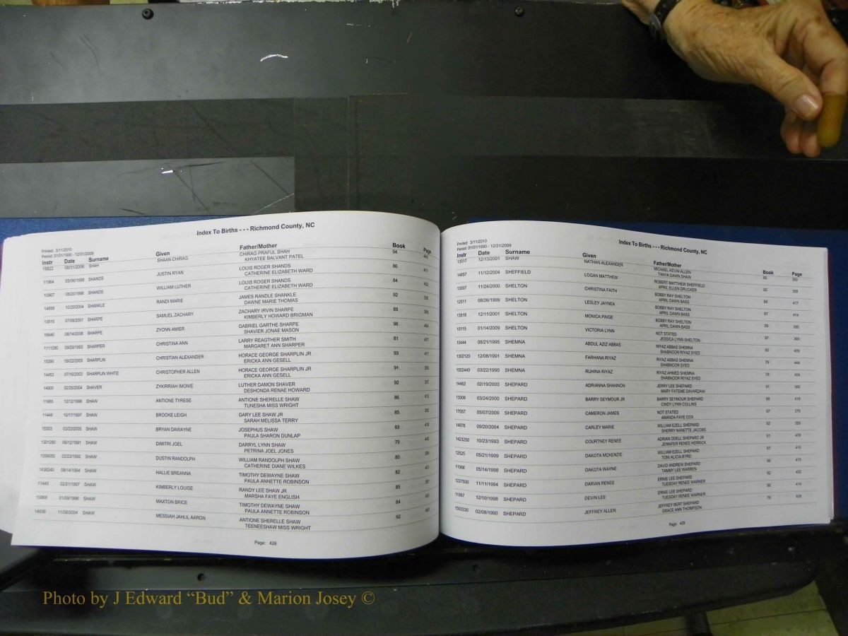 Richmond Births, 1900 + Deaths, 1914-1967 217.JPG