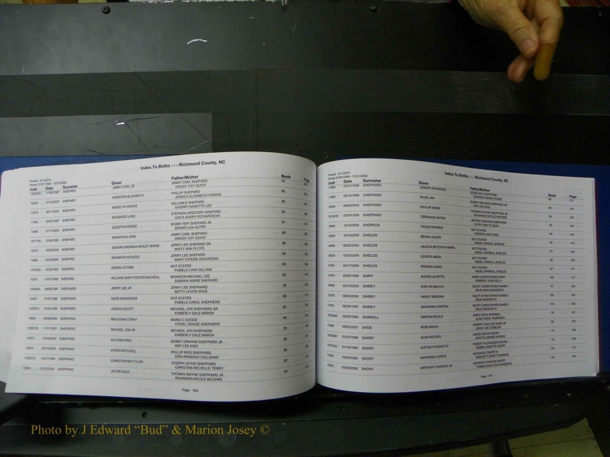 Richmond Births, 1900 + Deaths, 1914-1967 218.JPG