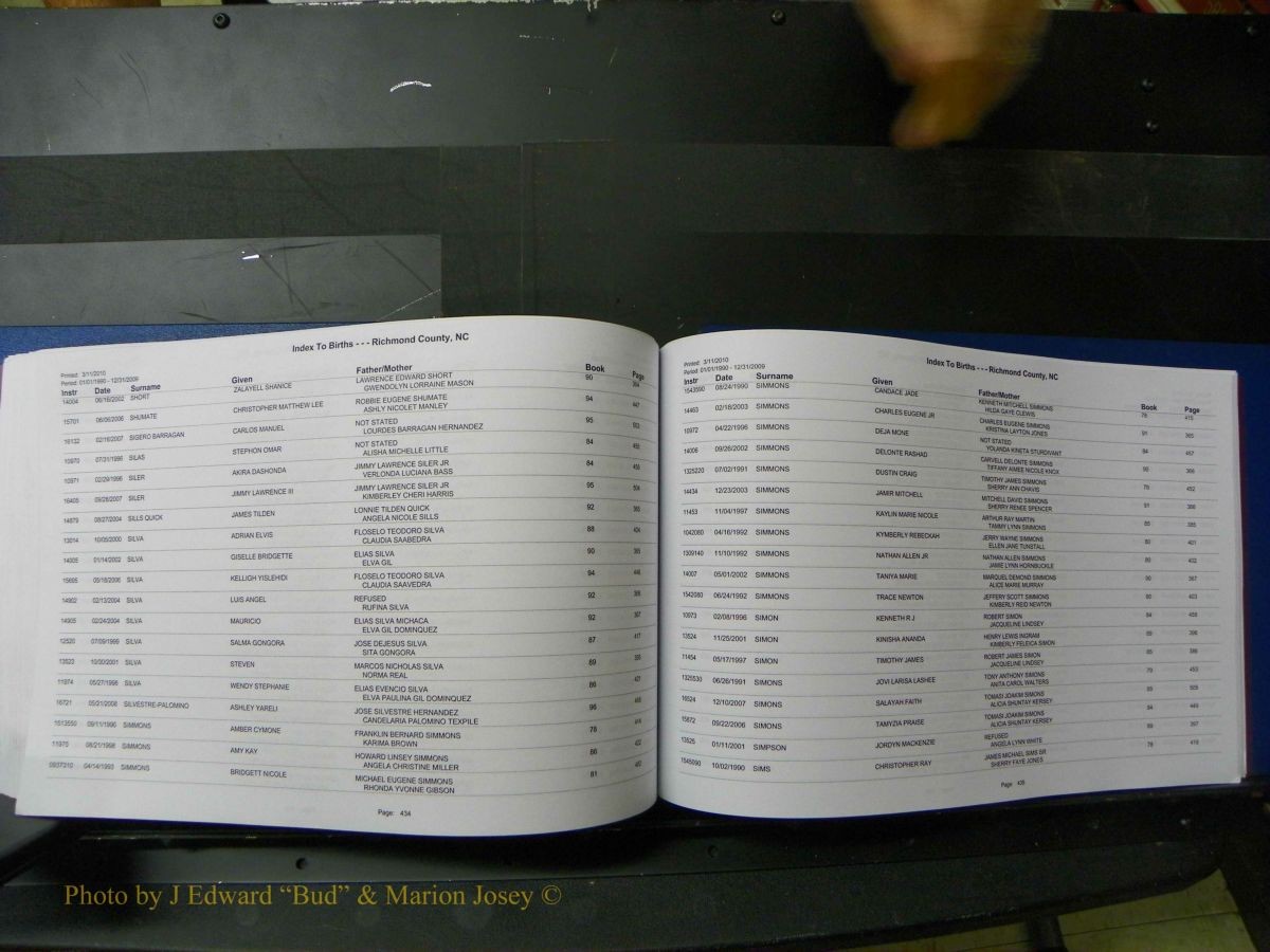 Richmond Births, 1900 + Deaths, 1914-1967 220.JPG