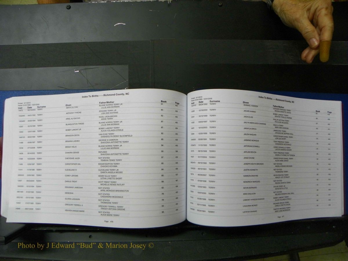 Richmond Births, 1900 + Deaths, 1914-1967 241.JPG