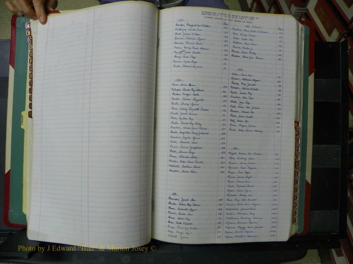 Richmond Marriages, 1938-1995 307.JPG