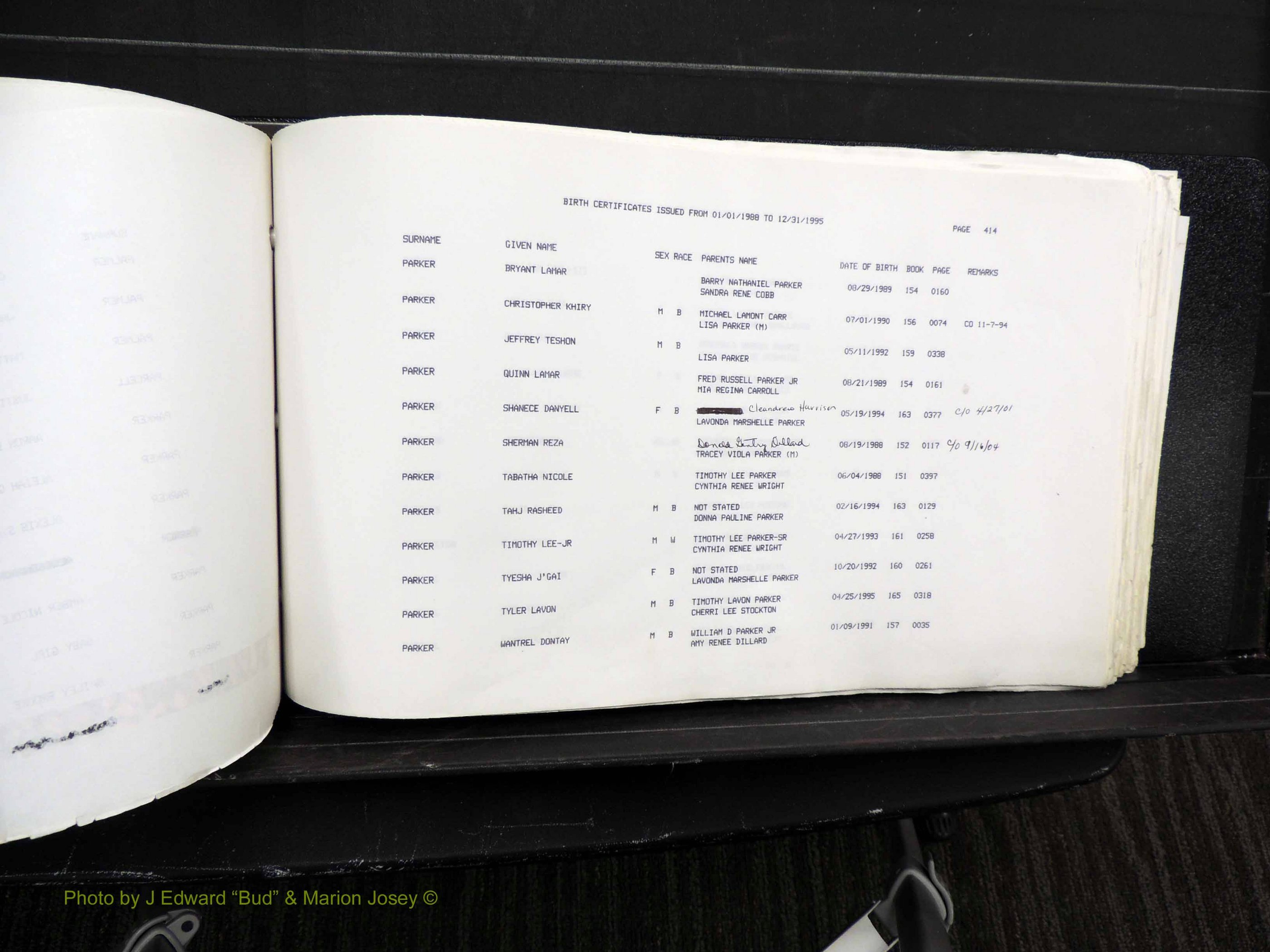 Rockingham Co, NC, Births, 1988-1995 (515).JPG