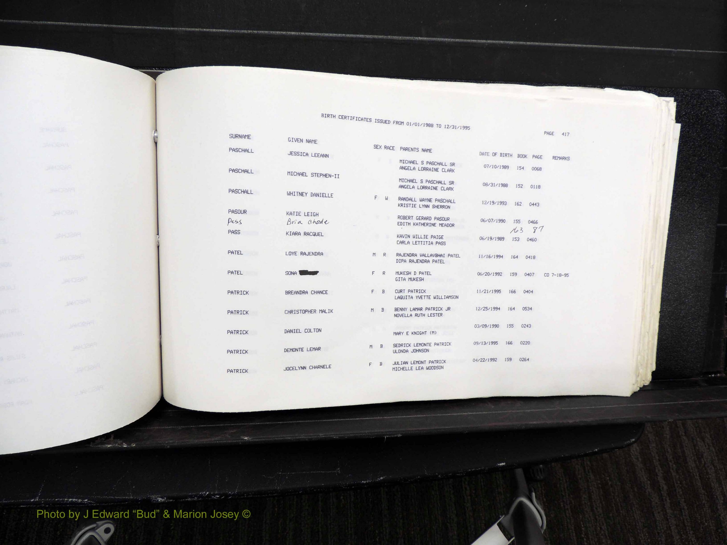 Rockingham Co, NC, Births, 1988-1995 (518).JPG
