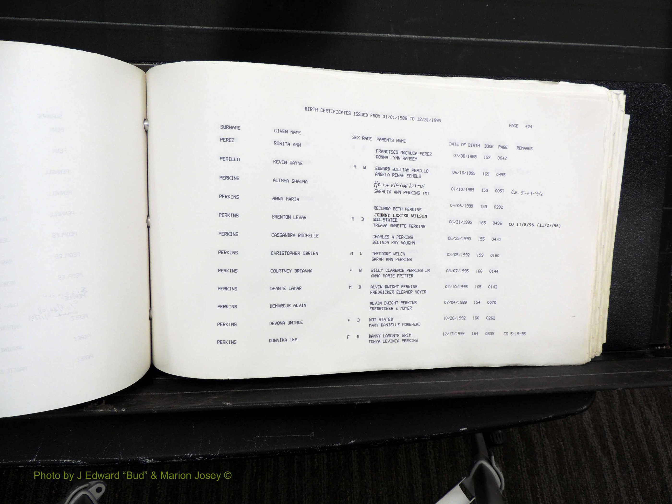 Rockingham Co, NC, Births, 1988-1995 (525).JPG