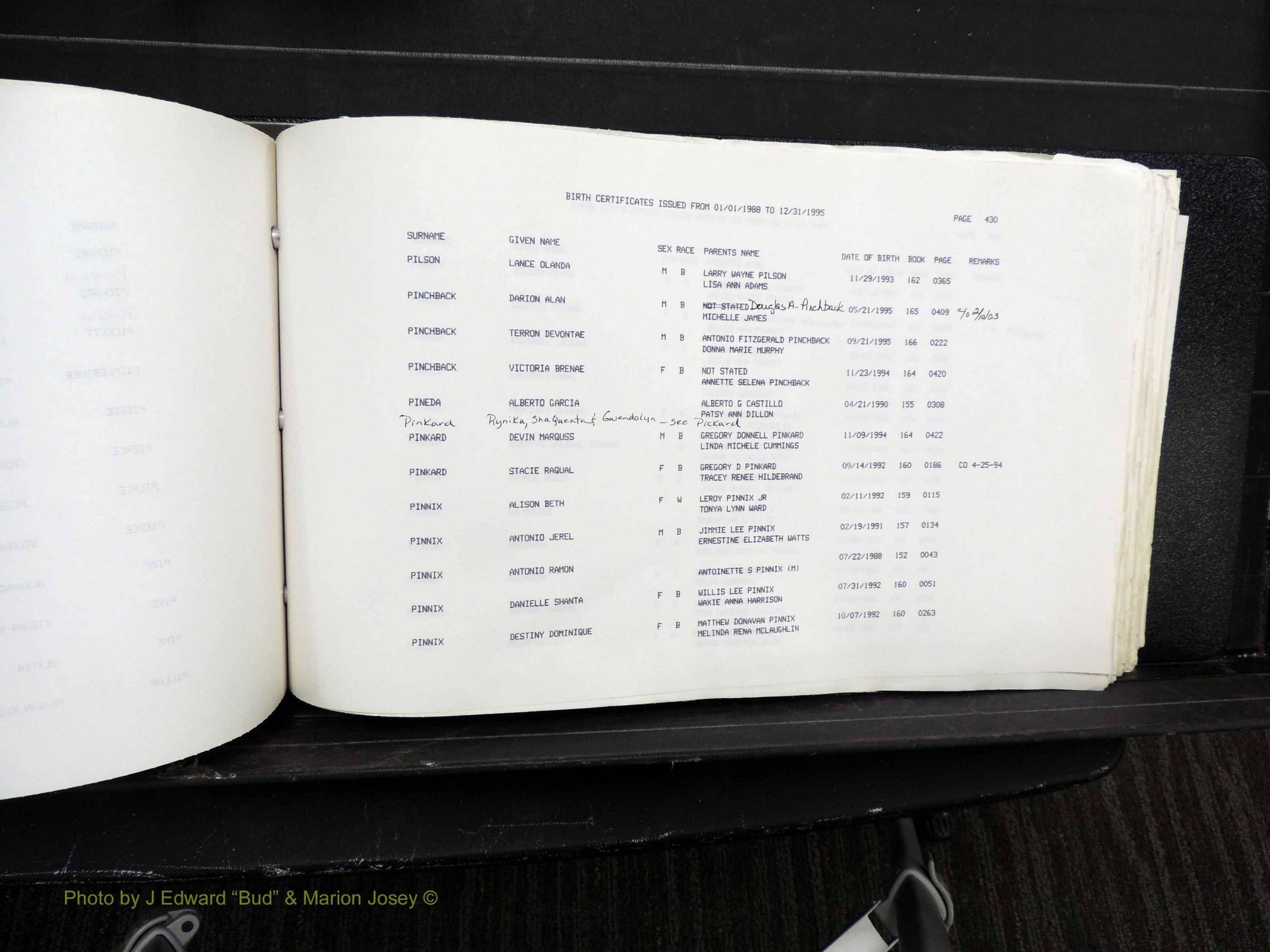 Rockingham Co, NC, Births, 1988-1995 (531).JPG