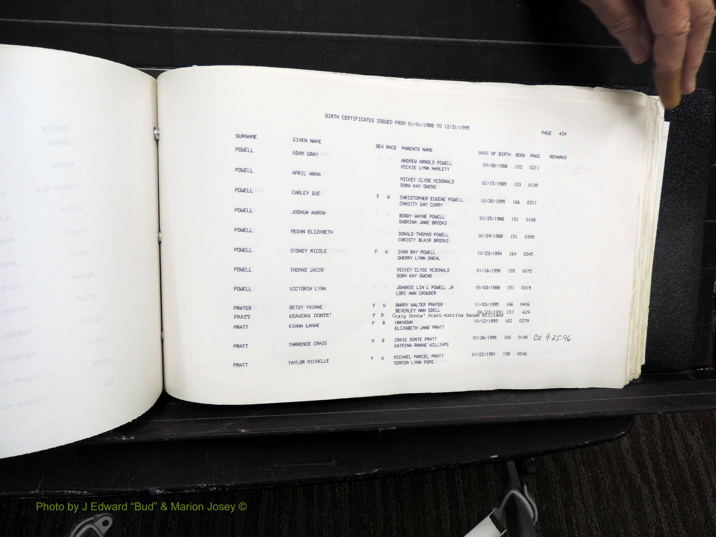 Rockingham Co, NC, Births, 1988-1995 (535).JPG