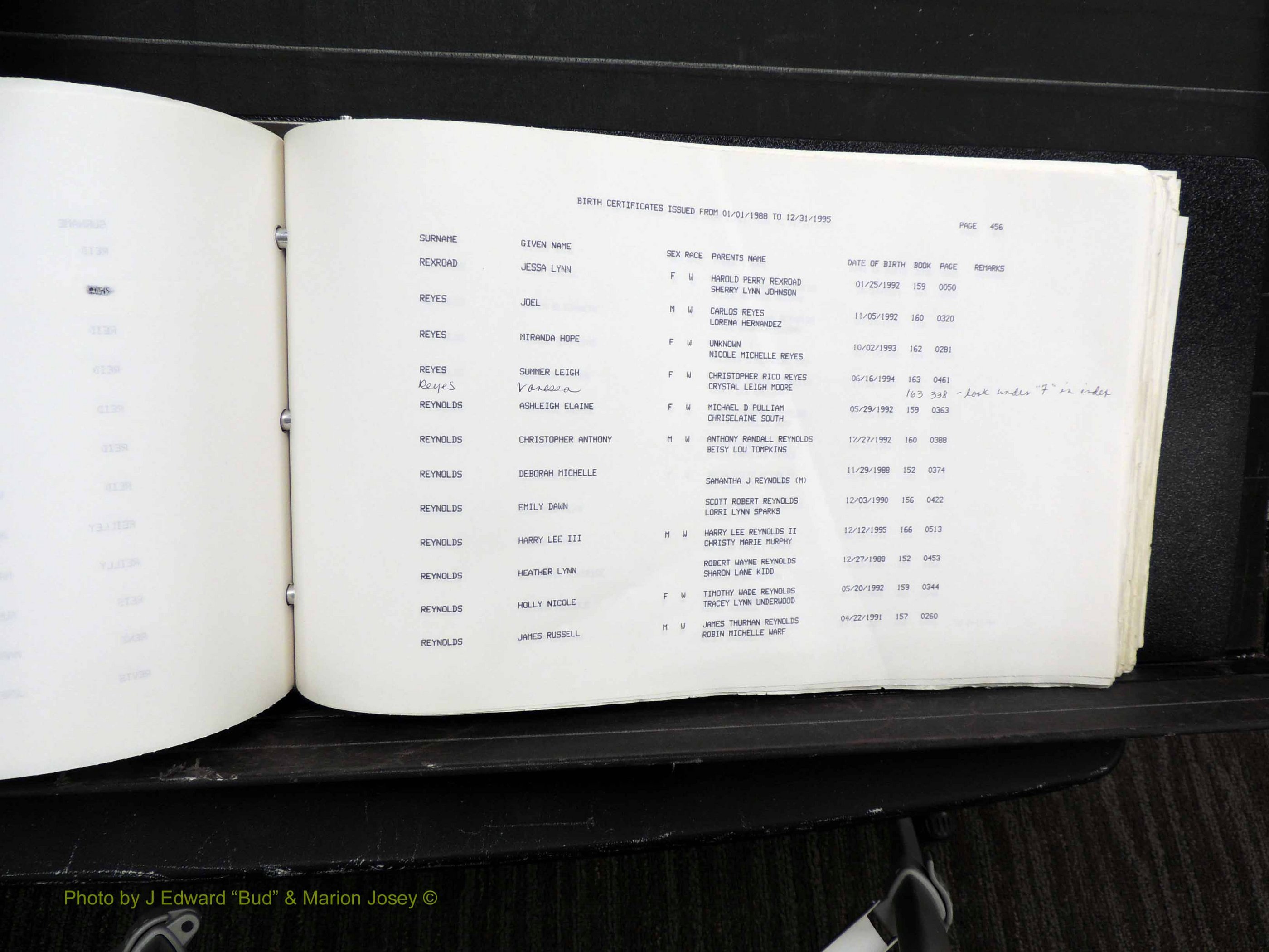 Rockingham Co, NC, Births, 1988-1995 (557).JPG