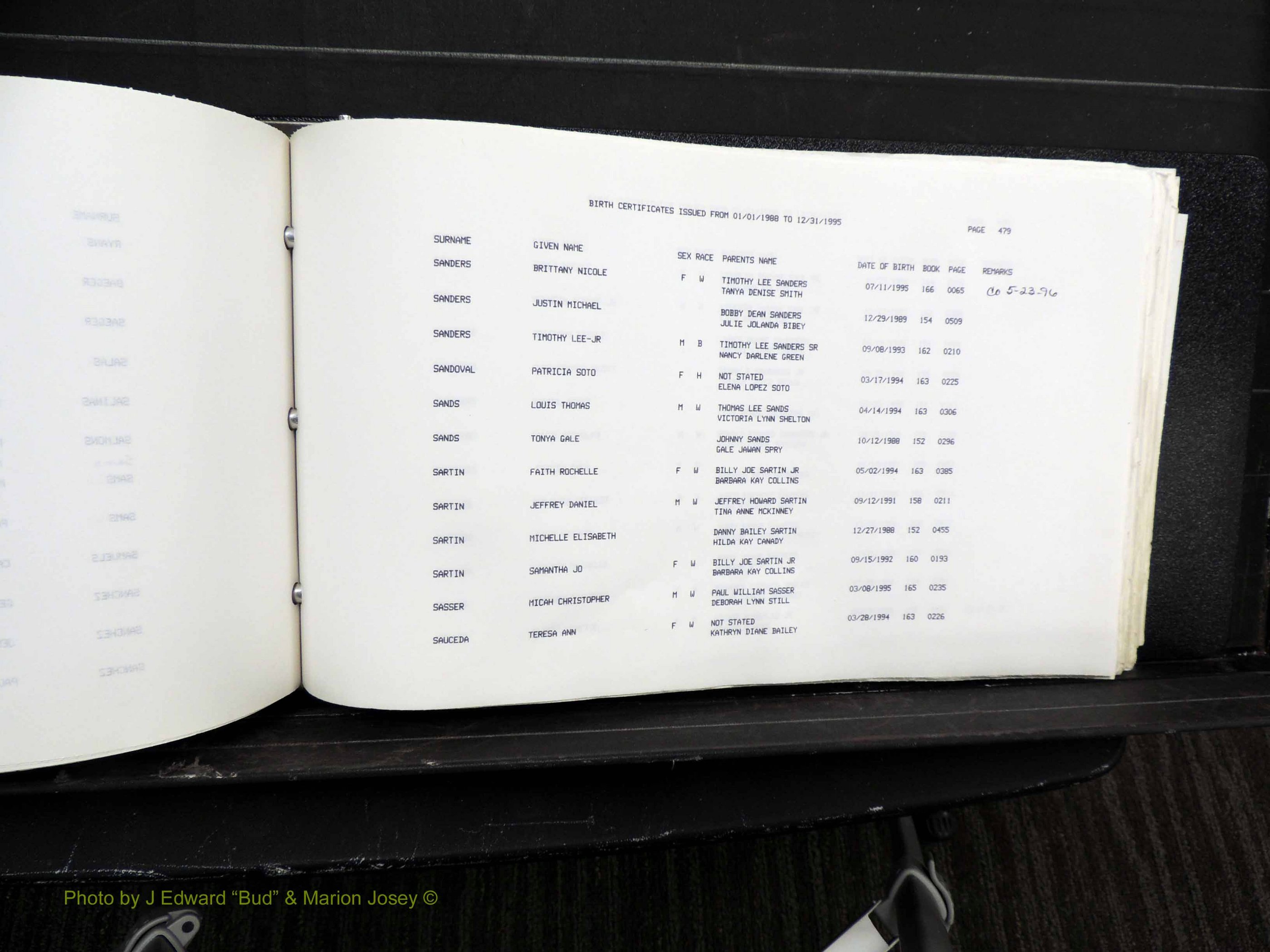 Rockingham Co, NC, Births, 1988-1995 (580).JPG