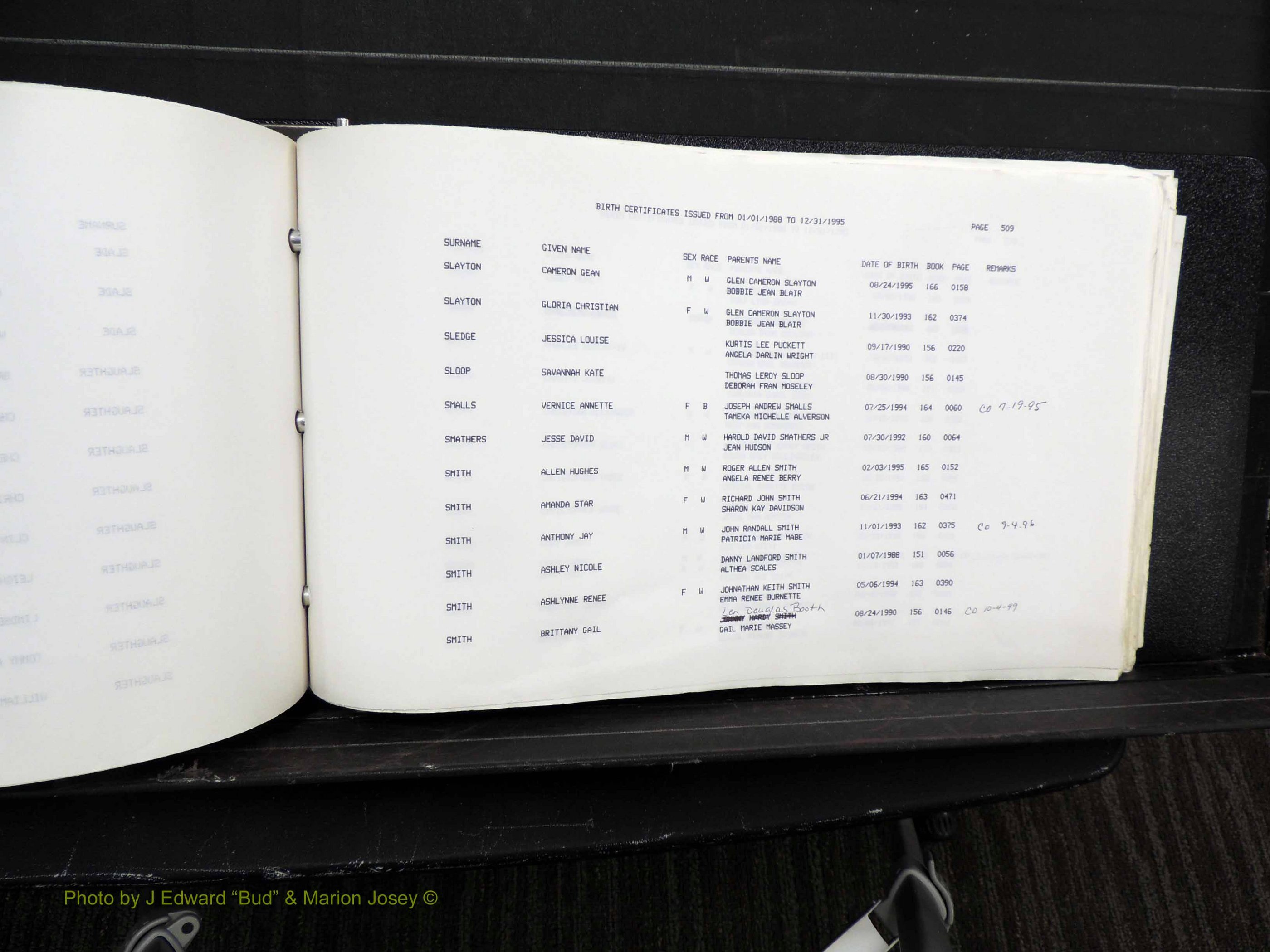 Rockingham Co, NC, Births, 1988-1995 (610).JPG