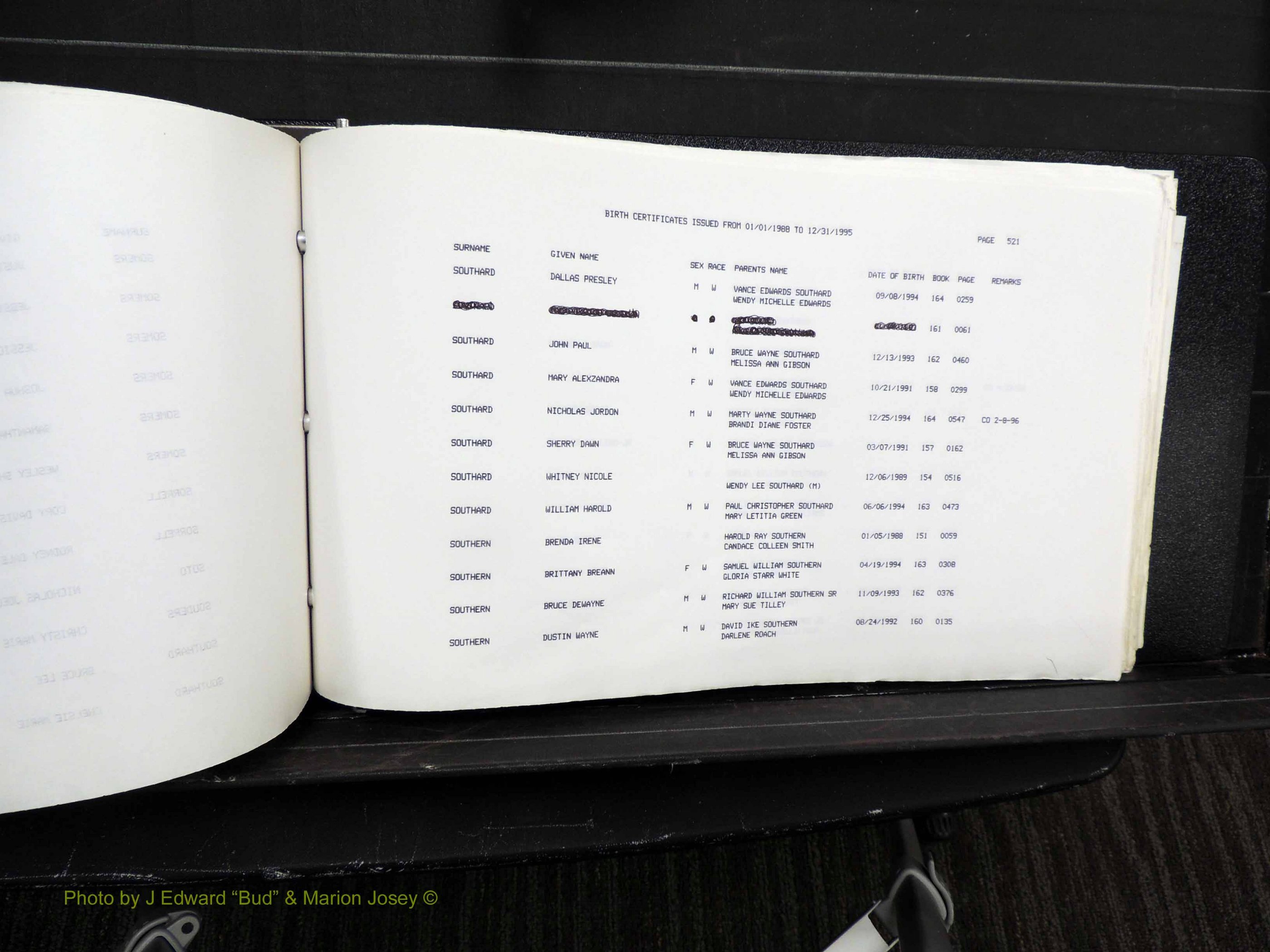 Rockingham Co, NC, Births, 1988-1995 (622).JPG