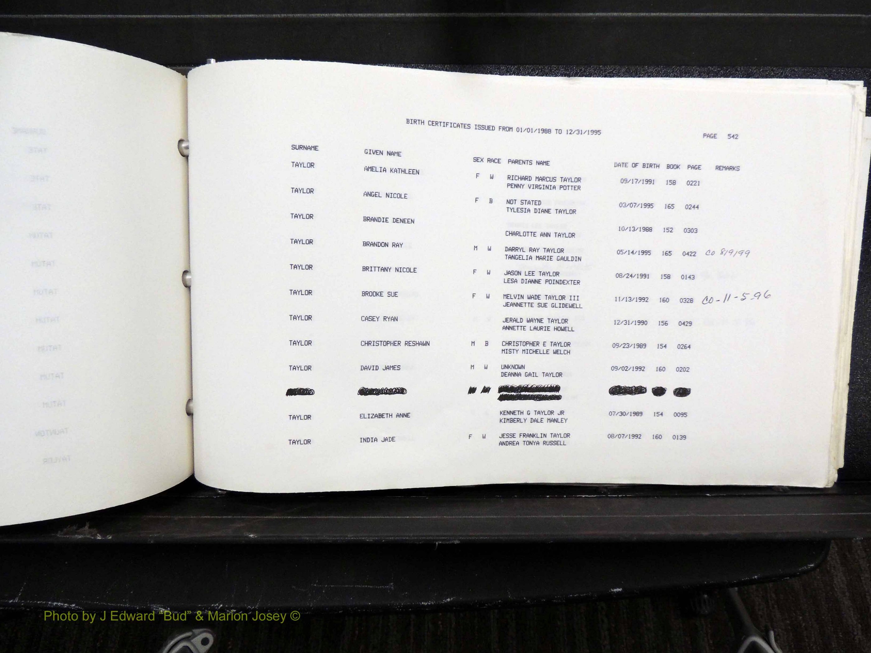 Rockingham Co, NC, Births, 1988-1995 (643).JPG