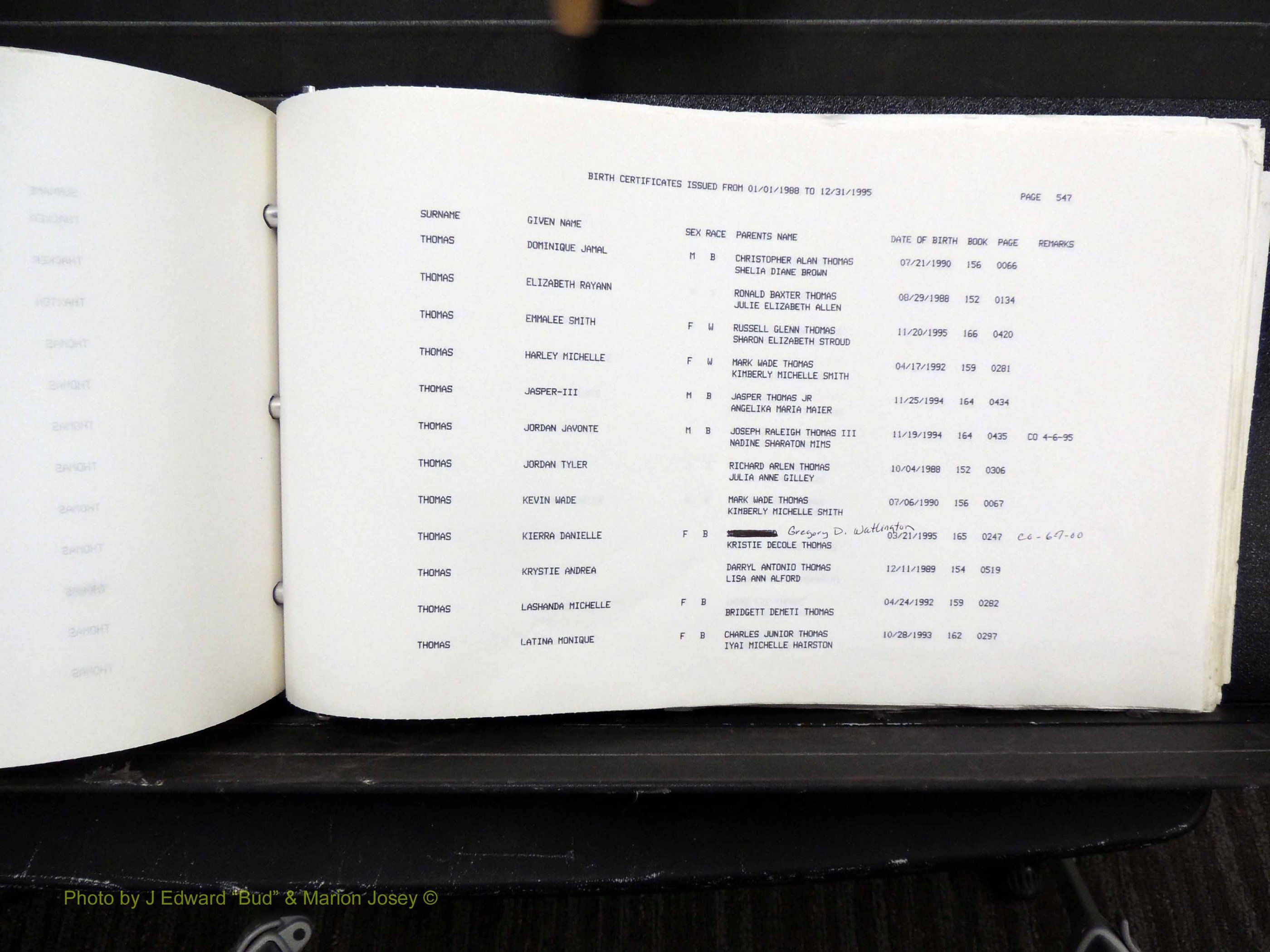 Rockingham Co, NC, Births, 1988-1995 (648).JPG