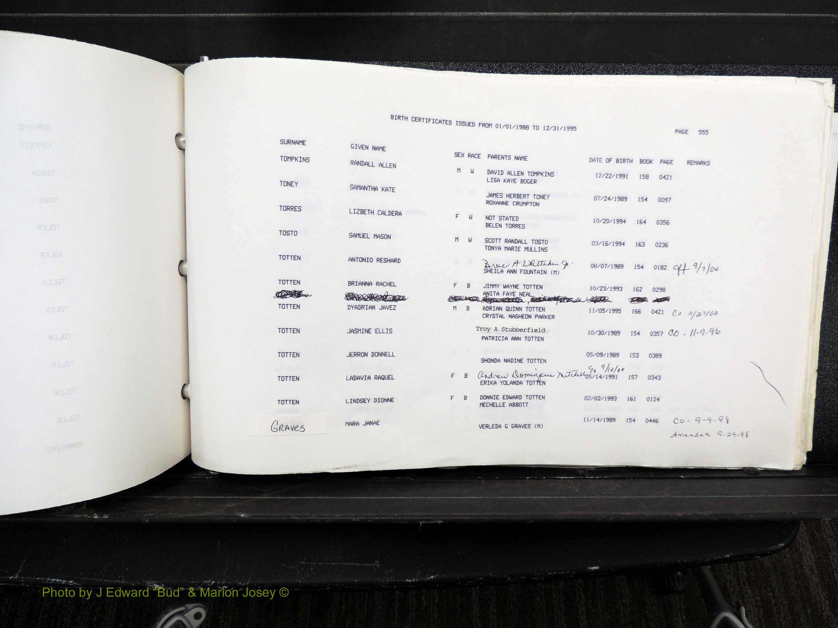 Rockingham Co, NC, Births, 1988-1995 (656).JPG