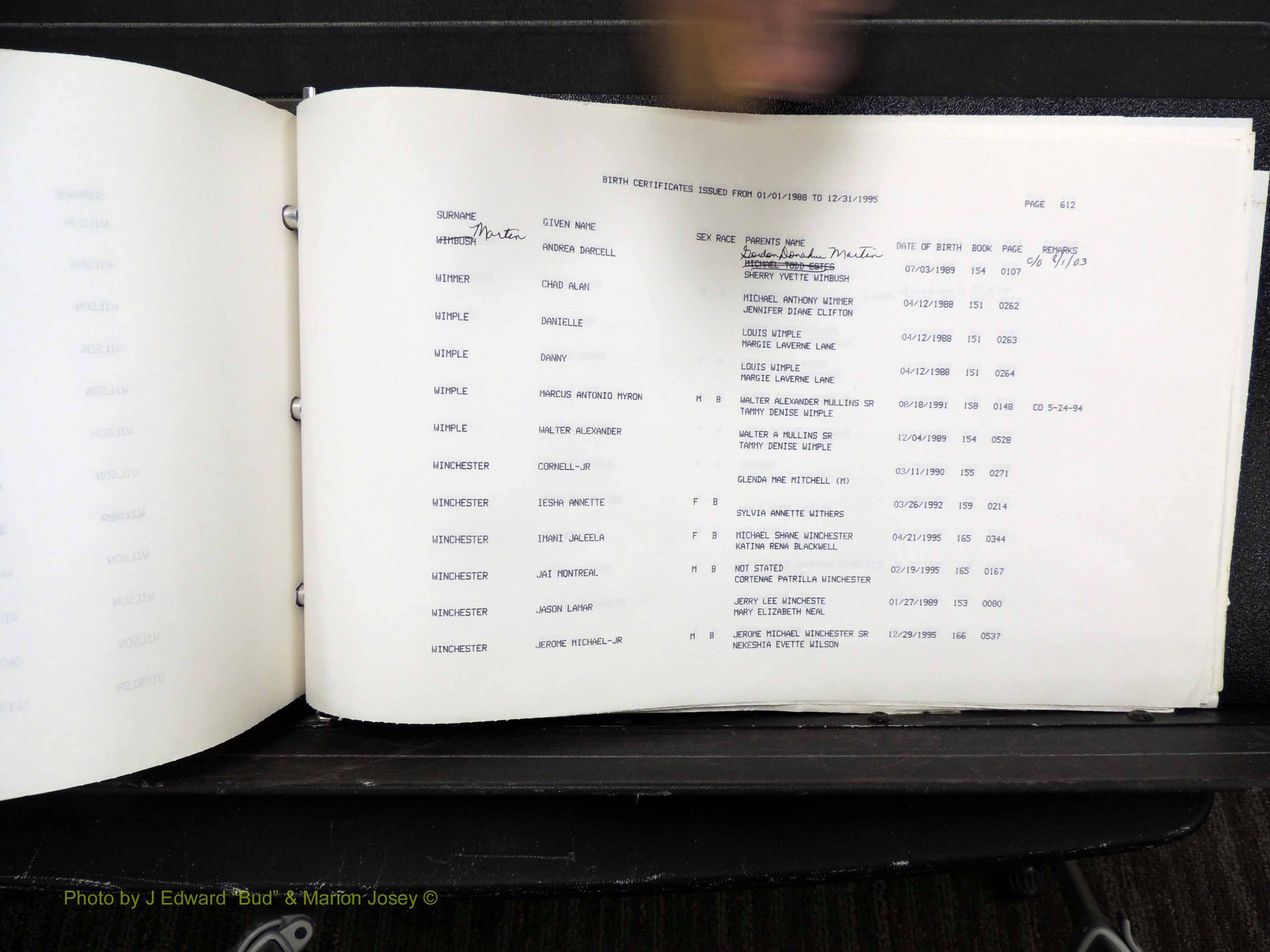 Rockingham Co, NC, Births, 1988-1995 (713).JPG