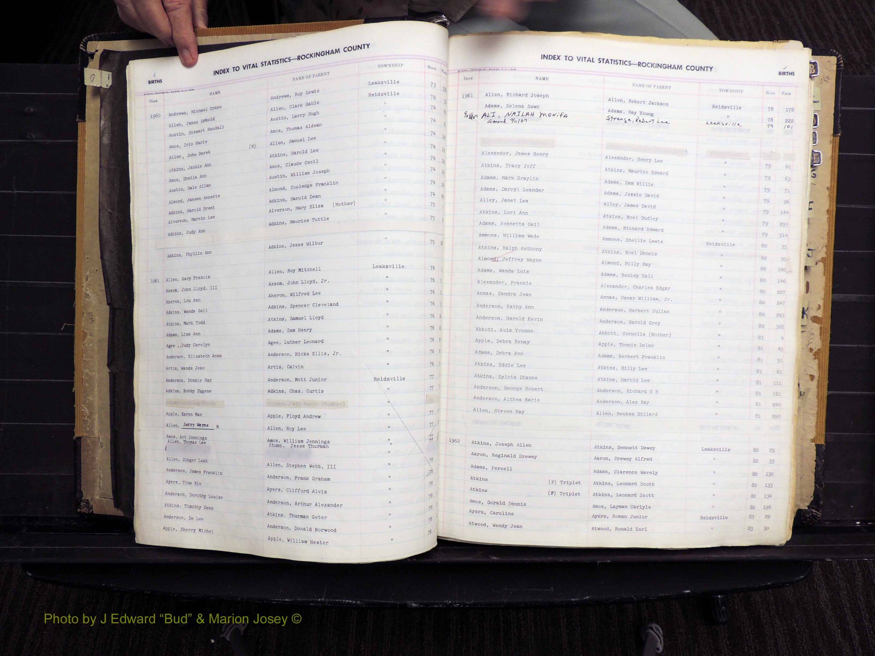Rockingham Co, NC, Births, 1949-1967 (110).JPG