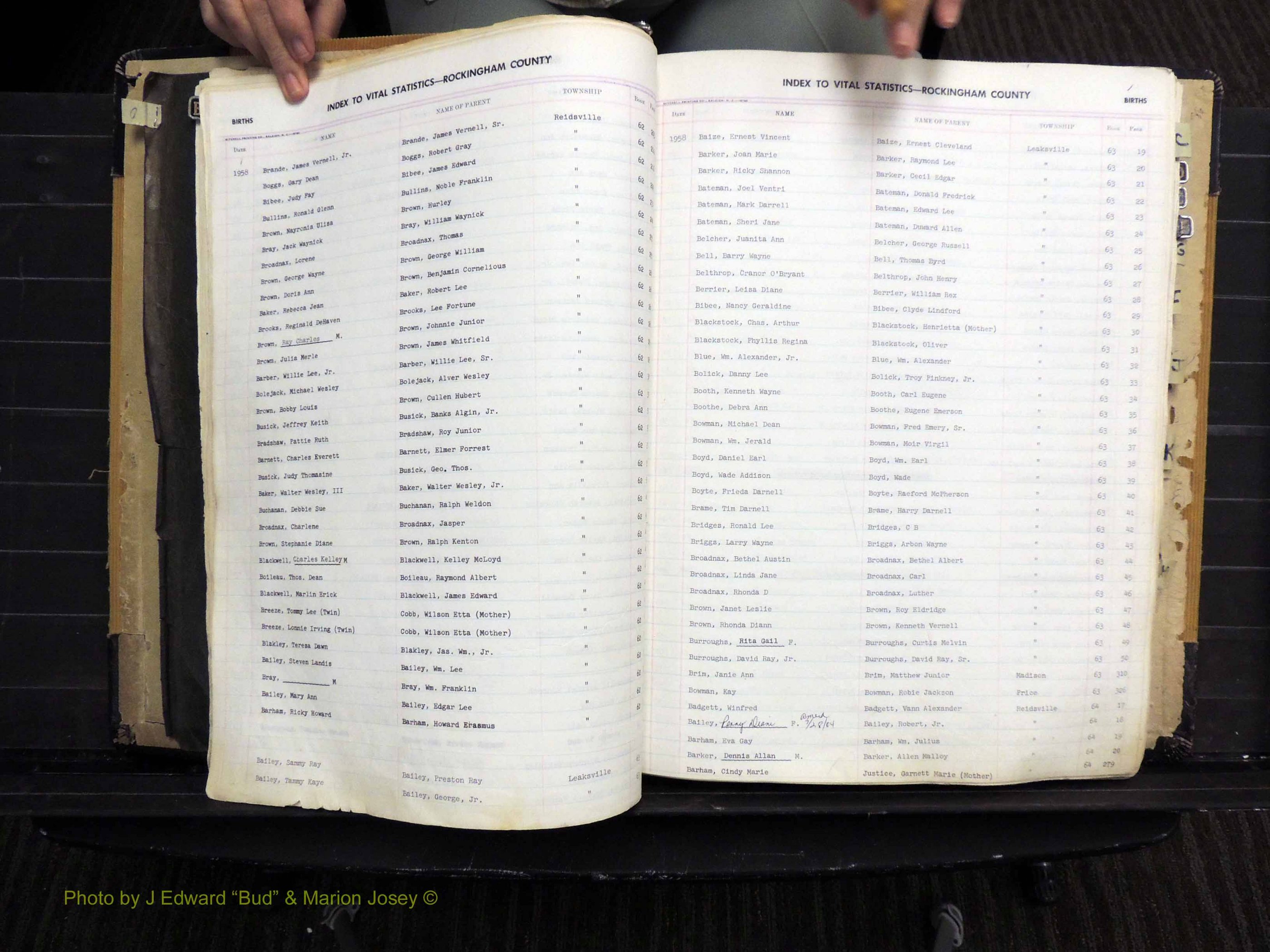 Rockingham Co, NC, Births, 1949-1967 (136).JPG