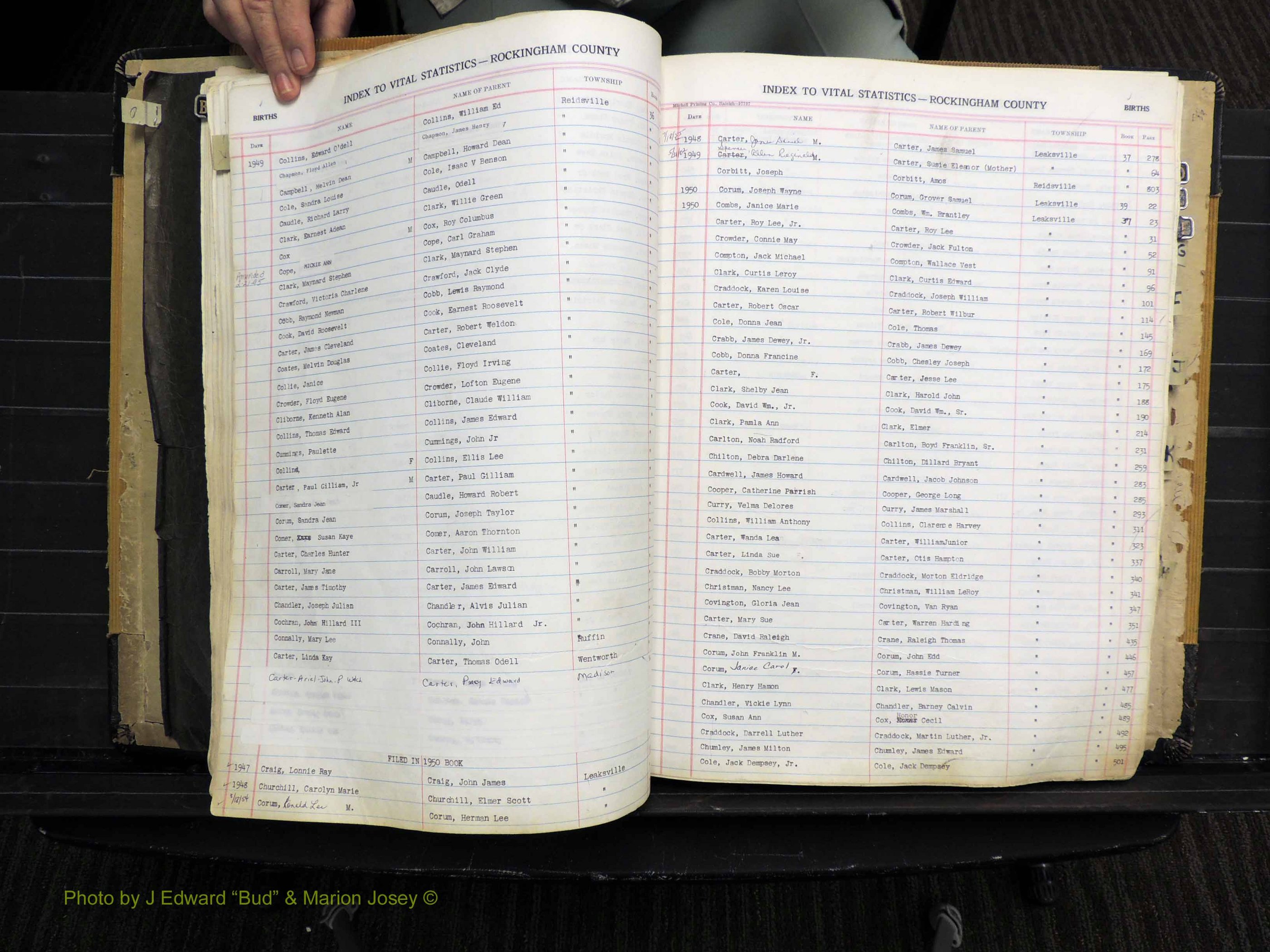 Rockingham Co, NC, Births, 1949-1967 (158).JPG
