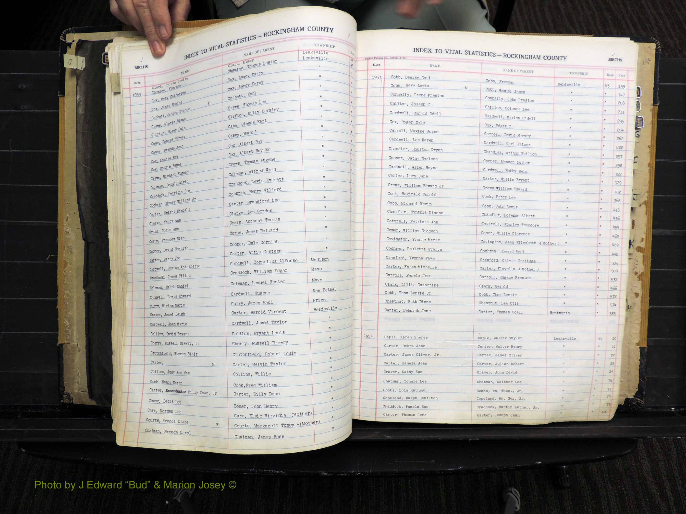 Rockingham Co, NC, Births, 1949-1967 (166).JPG